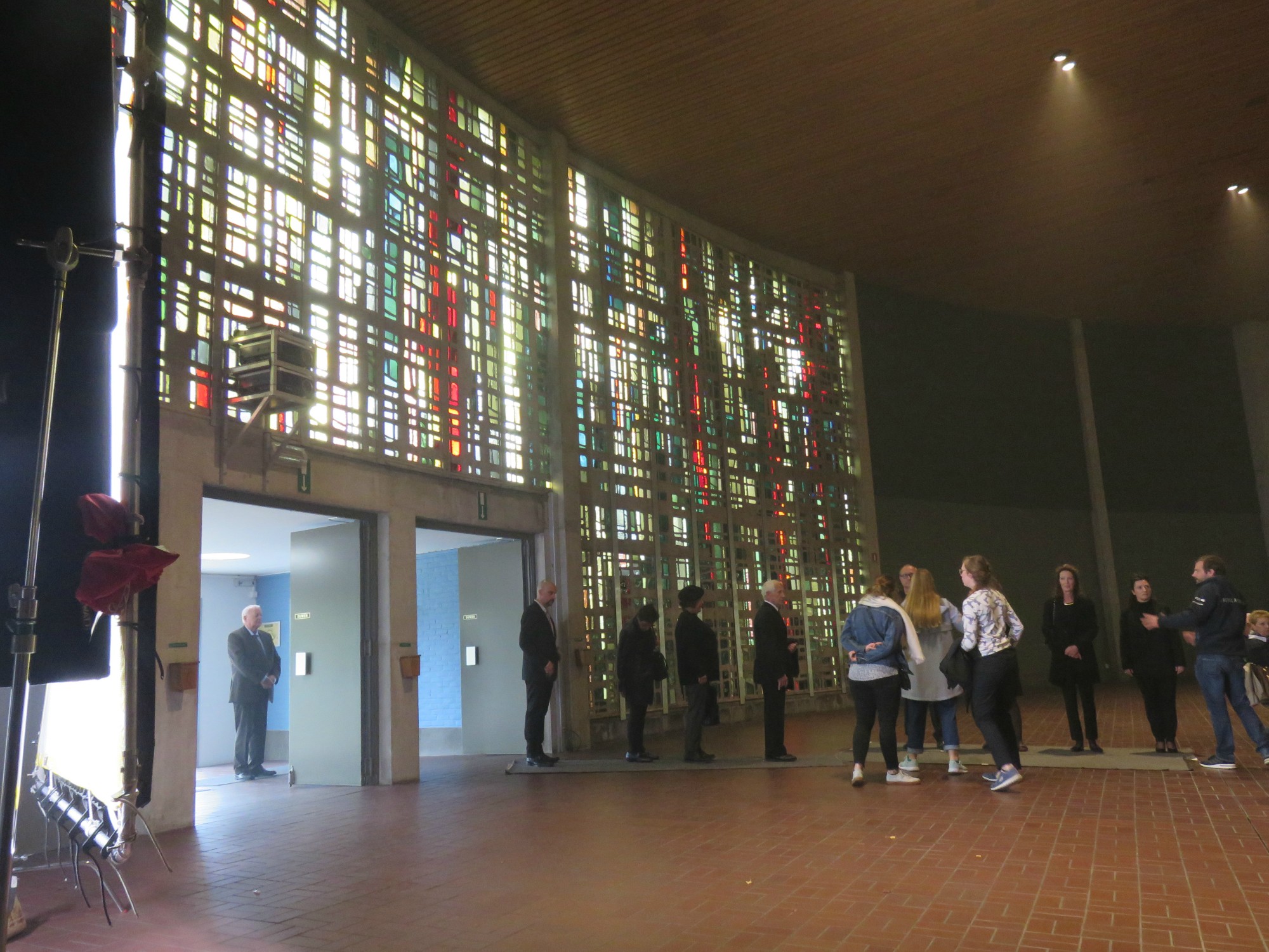 'Over Water' - Filmopnames in de Sint-Anna-ten-Drieënkerk, Antwerpen Linkeroever