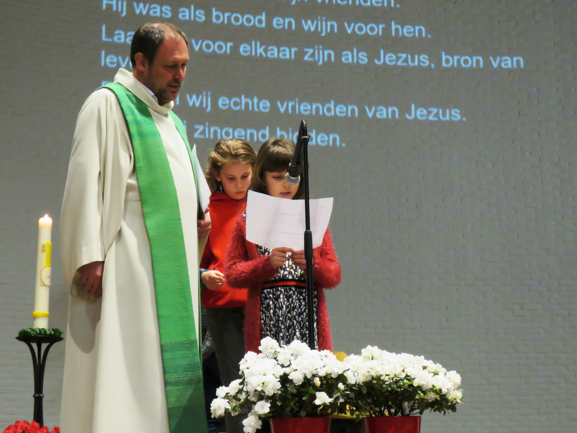 Voorbeden door een eerste communicant