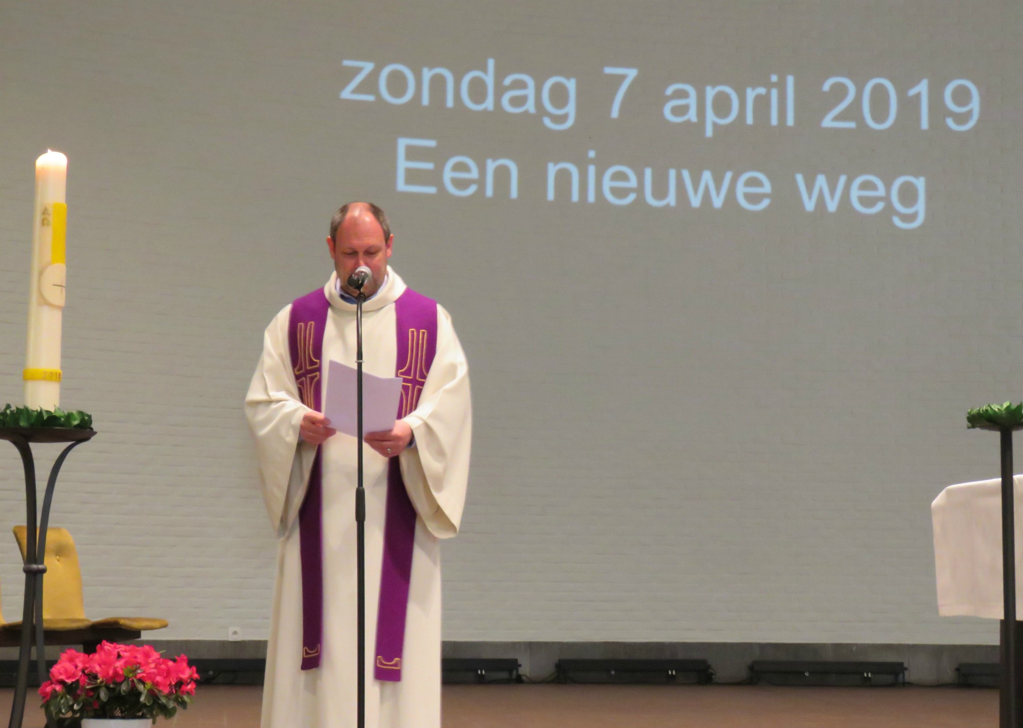 Een nieuwe wegwijzerviering, voorgegaan door Herman