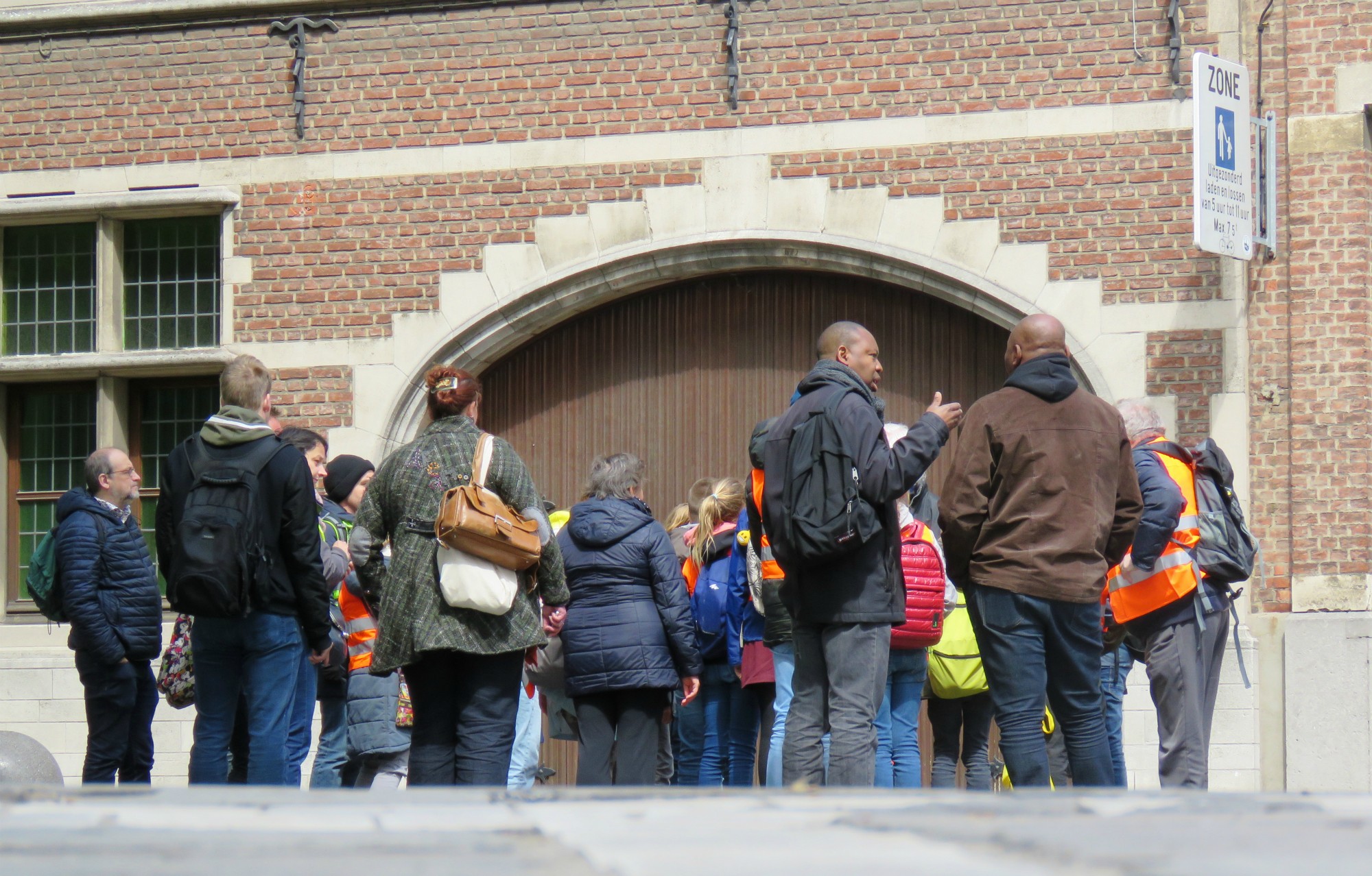 Op weg naar het centrum Kauwenberg en het Sint-Franciscusklooster