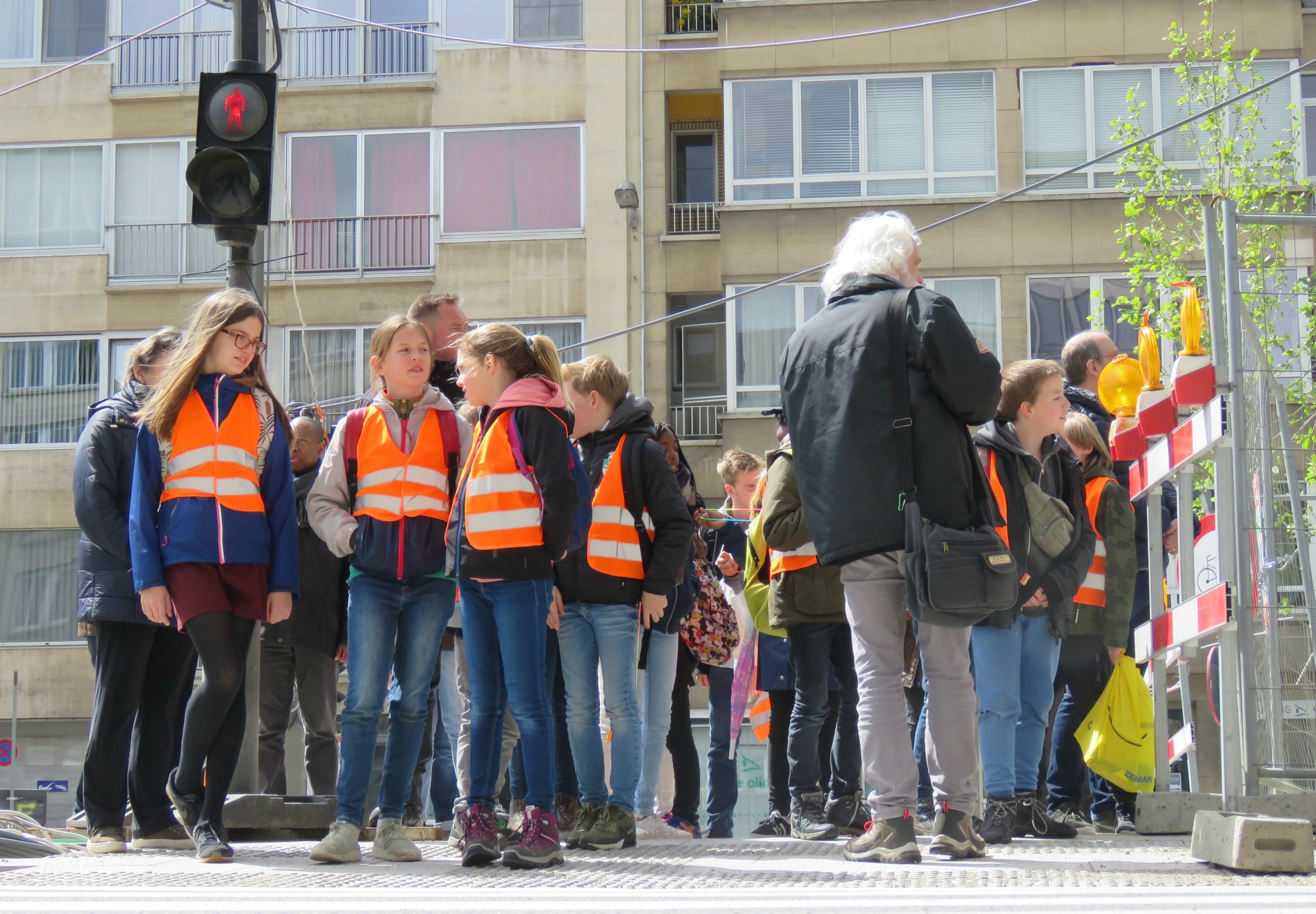 De Leien oversteken... een ander deel van de stad in