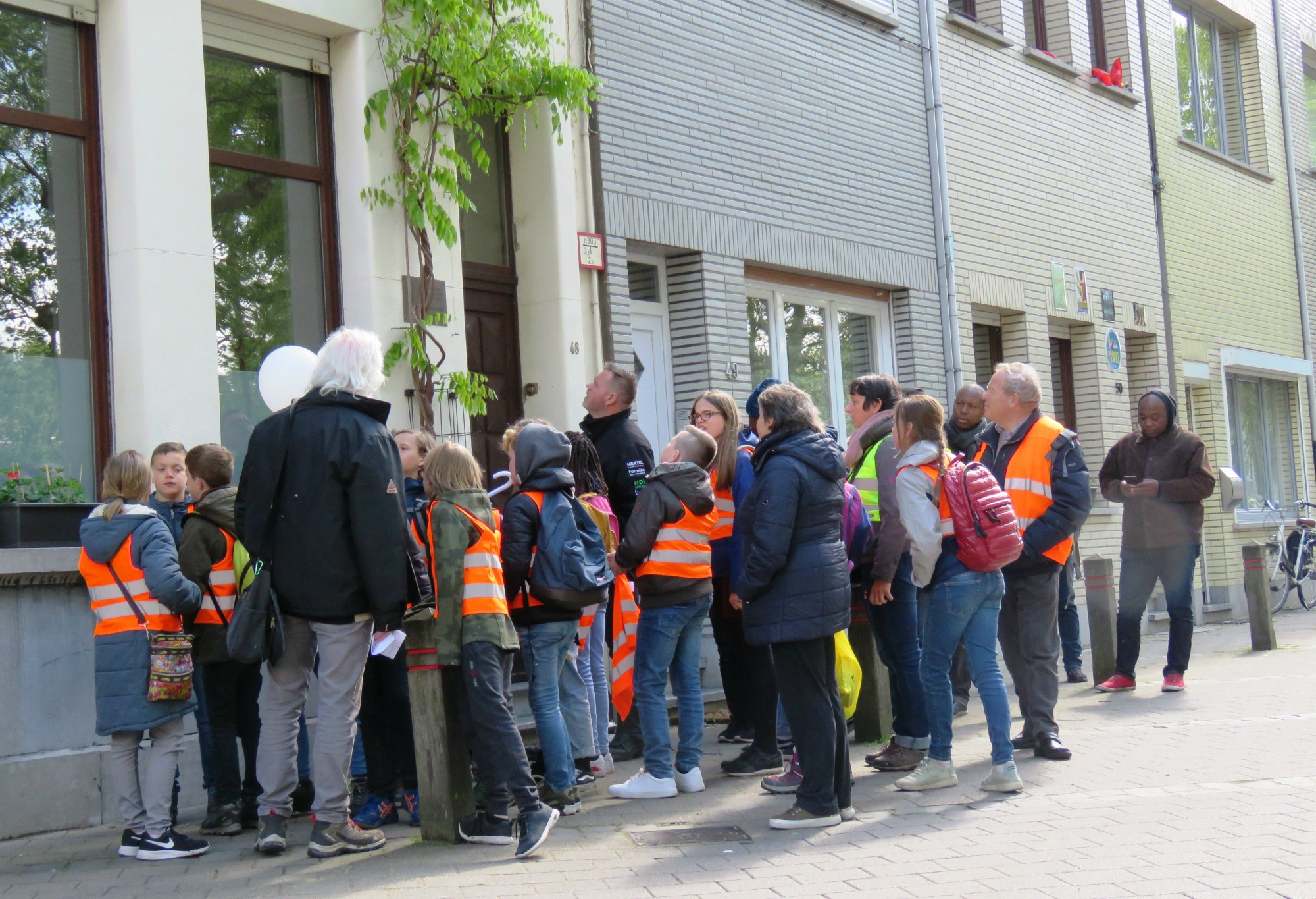 Het geboortehuis van Willy Vandersteen op het Stuivenbergplein in de Seefhoek