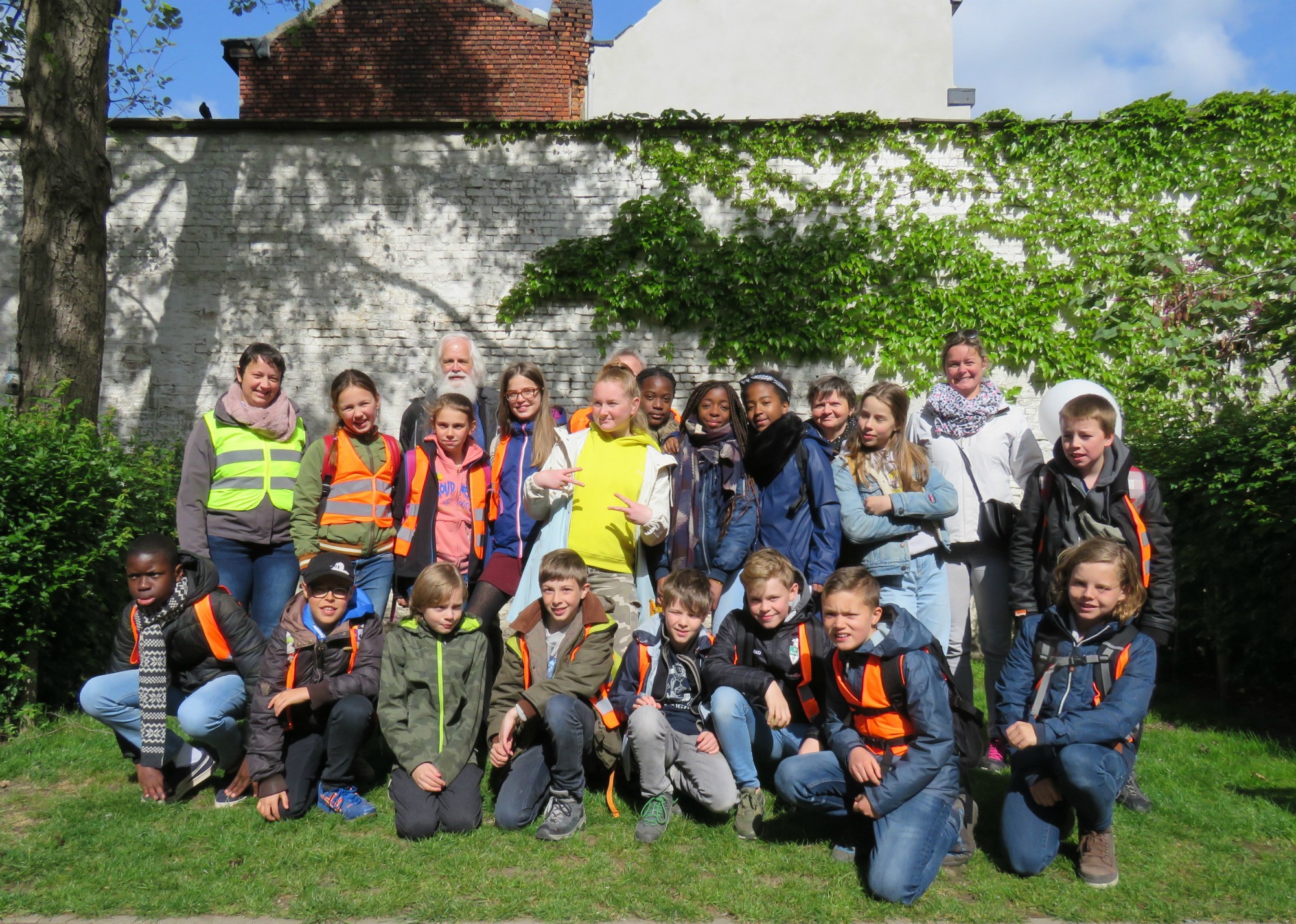 Groepsfoto van de vormelingen 2019