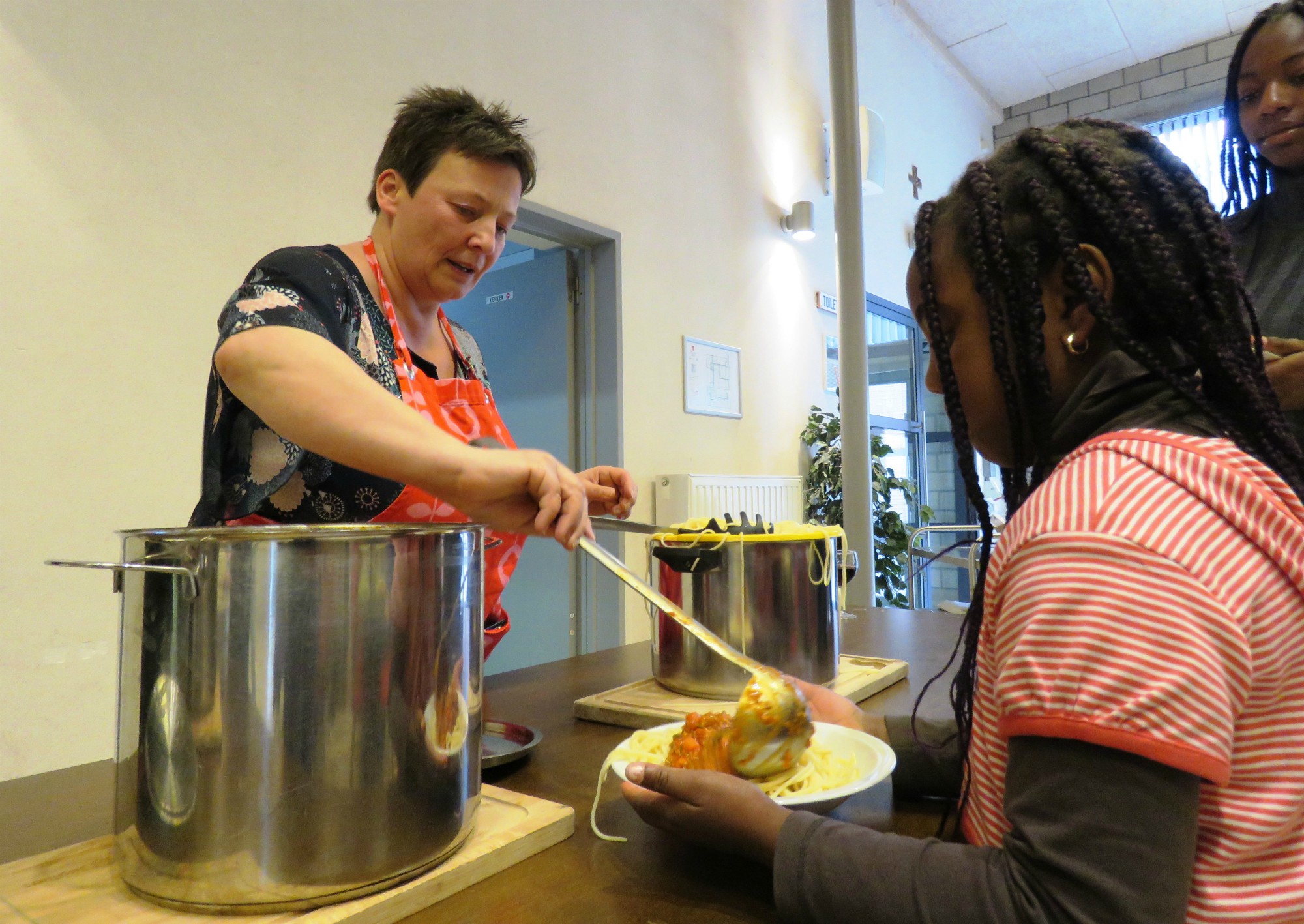 Spaghetti om de stapdag af te sluiten