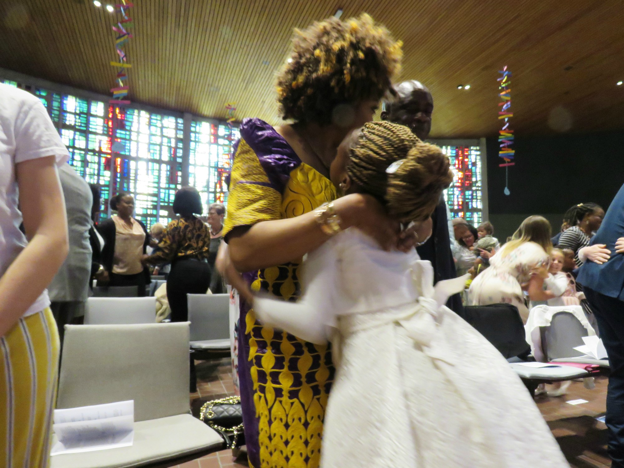 De vredeswens ging heel de kerk door