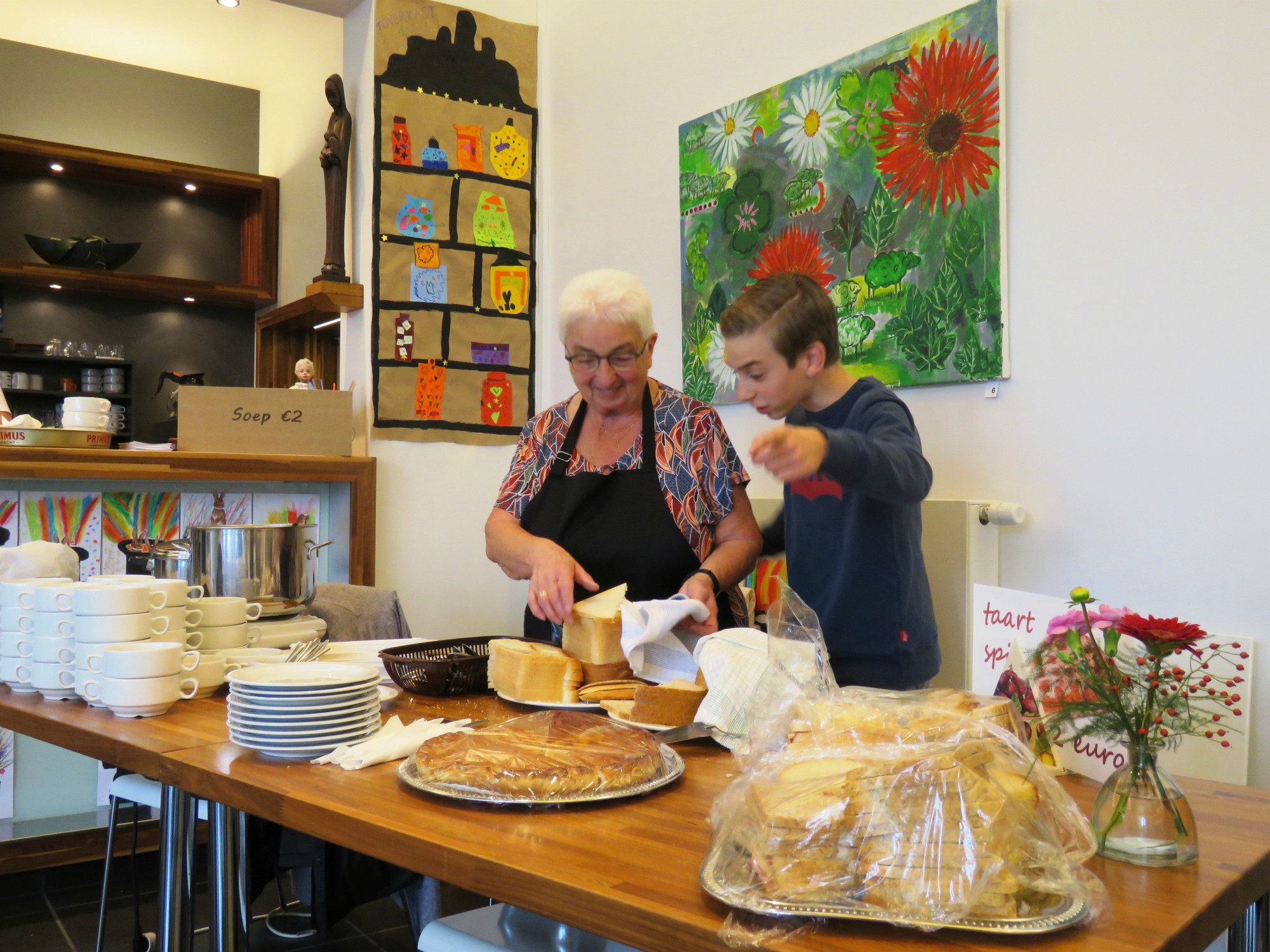 Het winkeltje met de soep, boterhammen en vlaaien