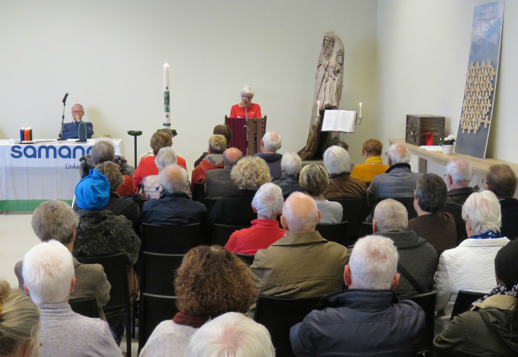 Woordja na de lezing door Marina De Graeve, voorzitter Samana Linkeroever