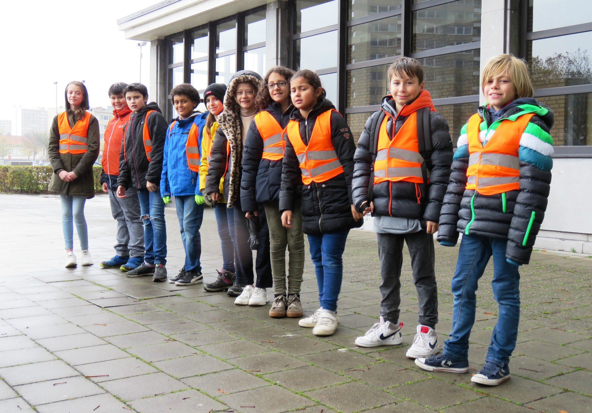 Zet u eens van groot naar klein