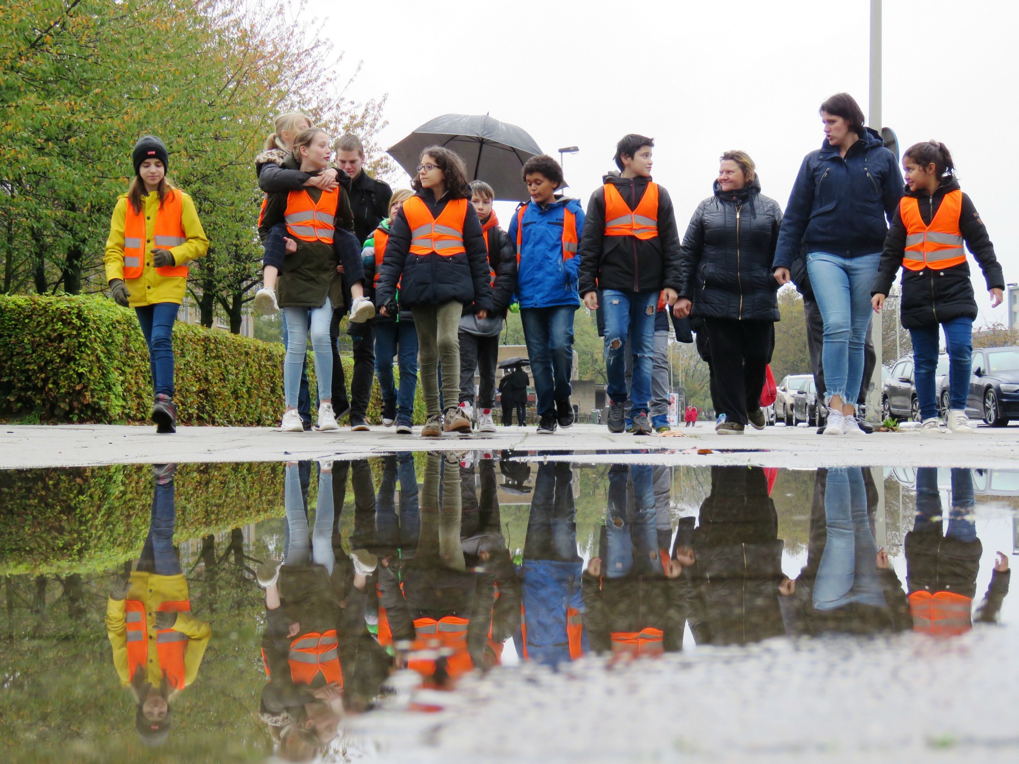 Bijna allemaal op een rij