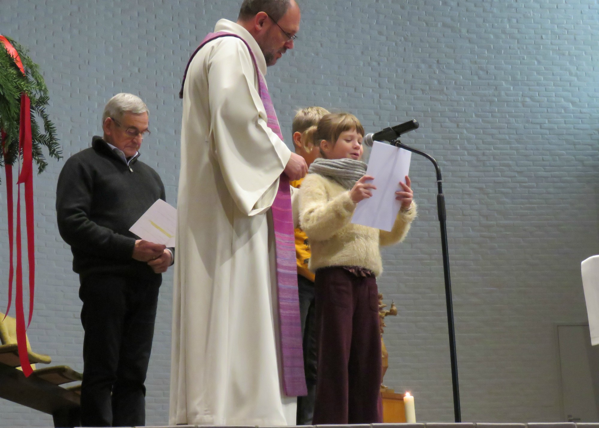 Voorbeden door een eerste communicant