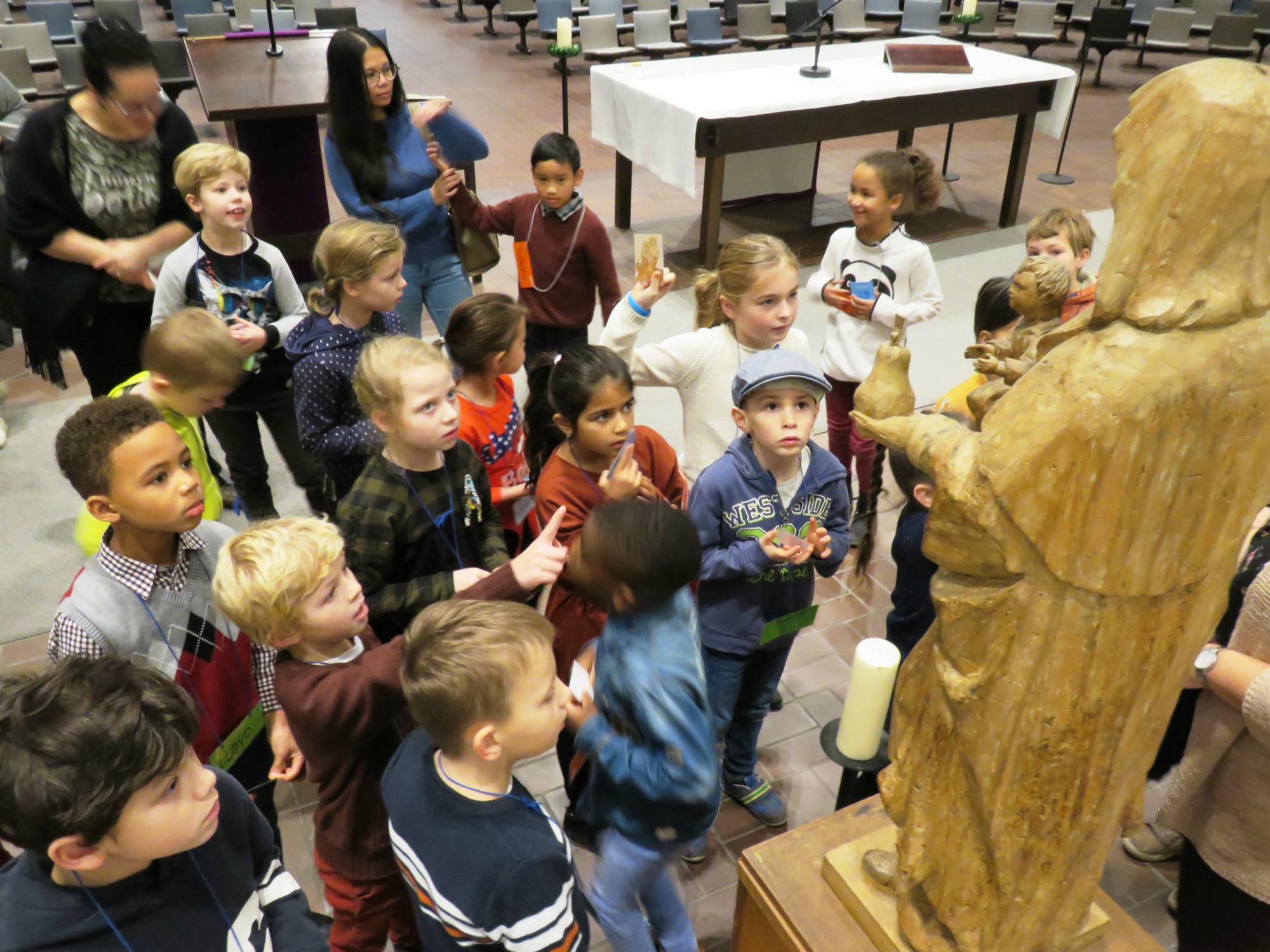 Sint-Anna-ten-Drieën, de moeder van Maria, de grootmoeder van Jezus