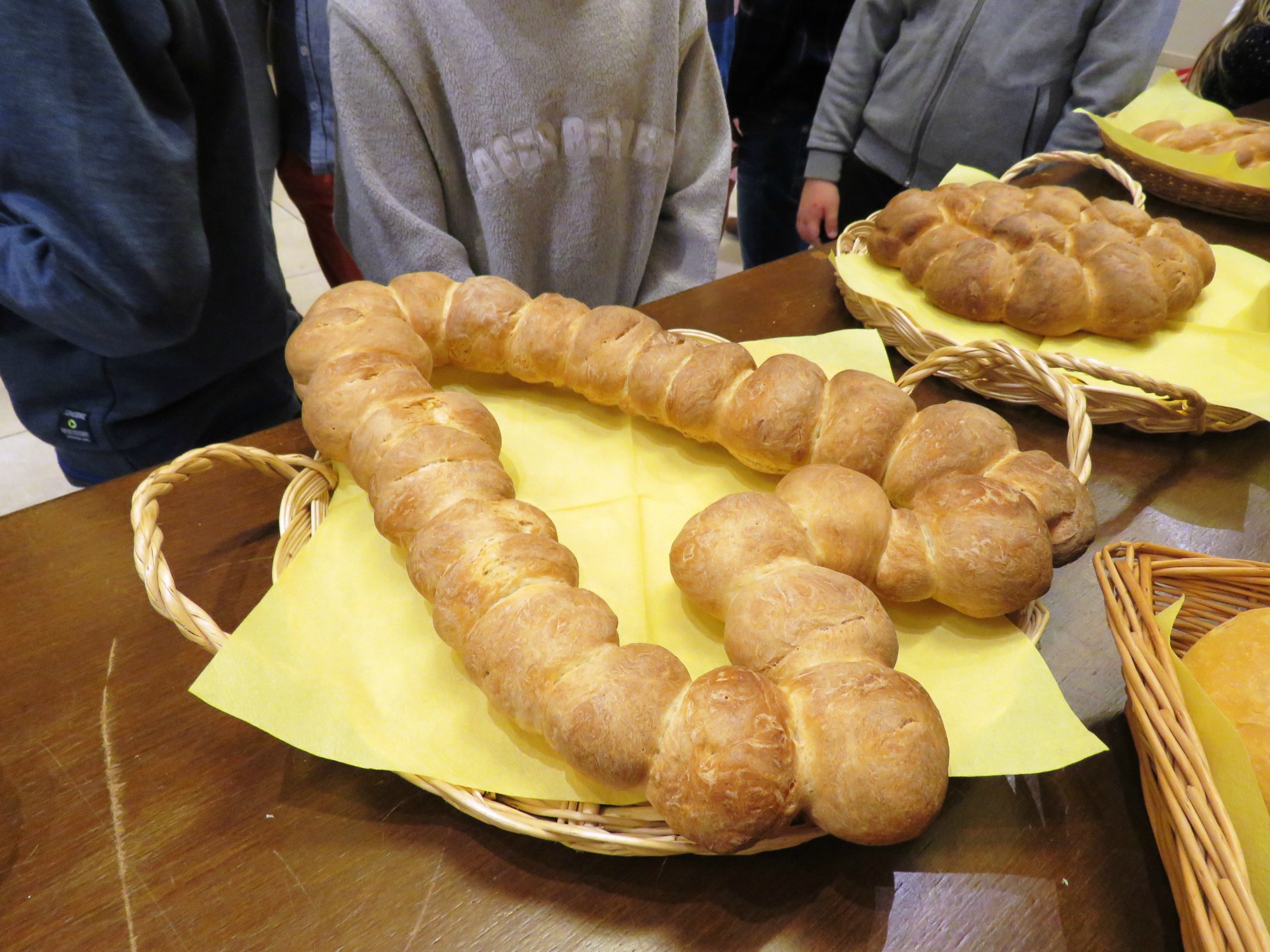 Onze vriendschapsbroden die we nu gaan delen