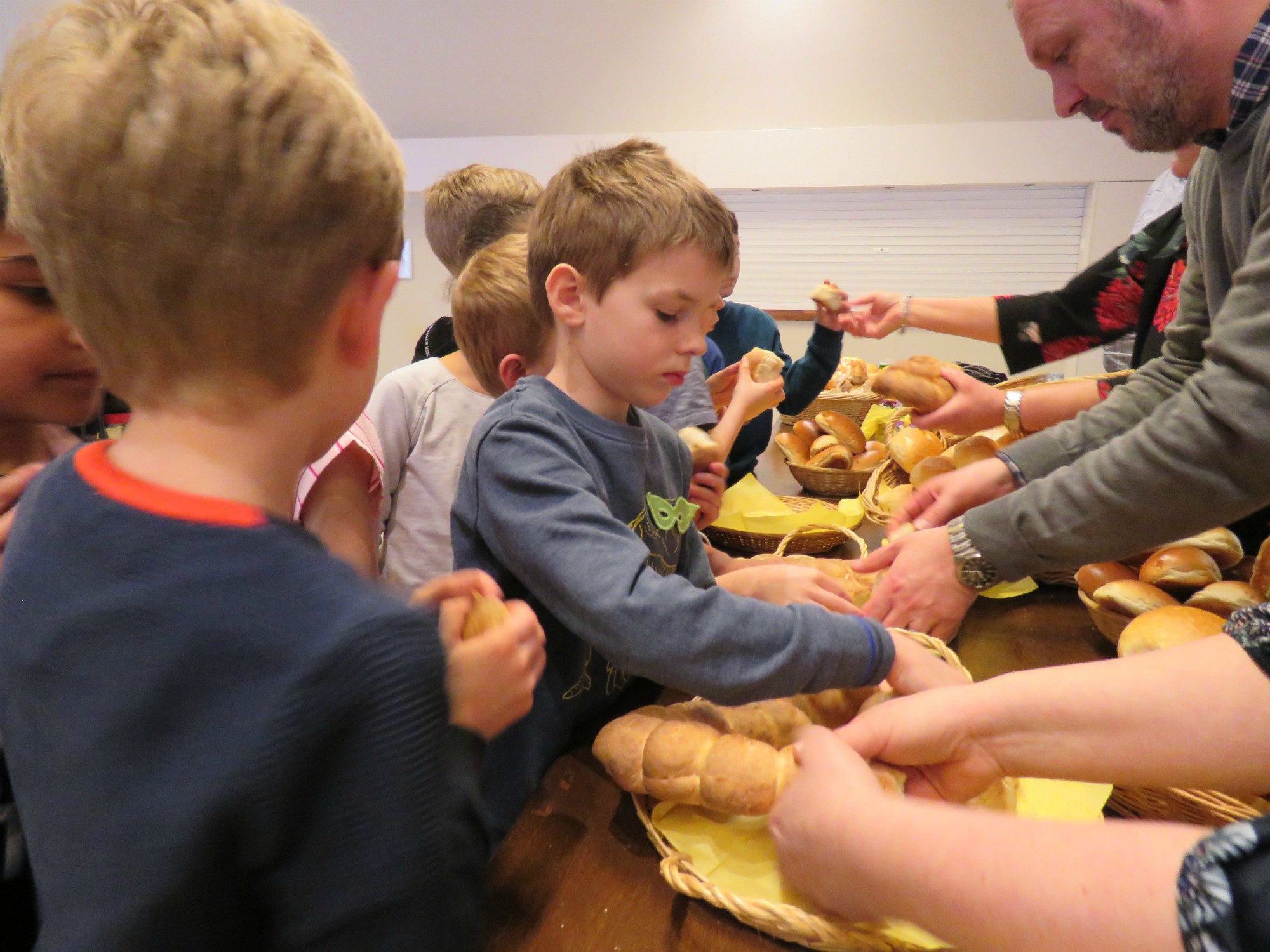 Delen van de vriendschapsbroden