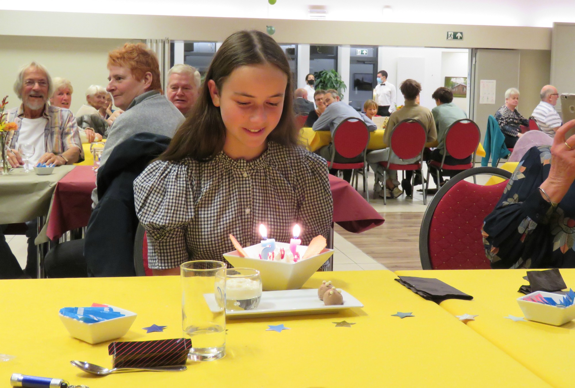 15 jaar geworden met een speciale attentie van chef Peter Kips