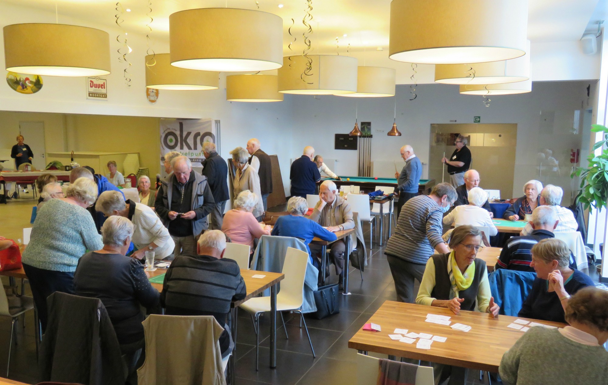 OKRA opendeur - Biljart, Rummikub, Kaarting, Tentoonstelling, Tombola