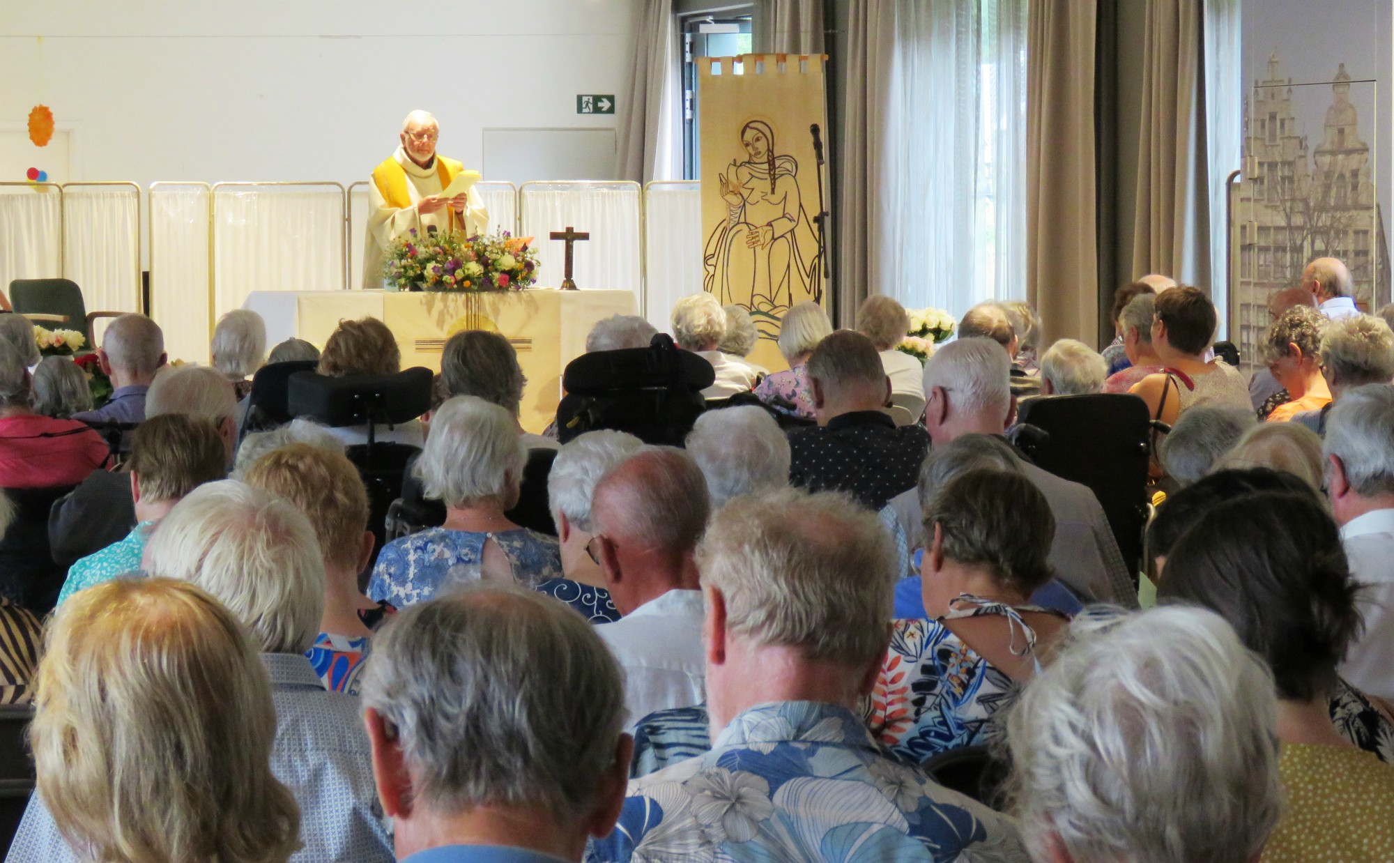 Openluchtviering - Moederdag - WZC Hof ter Schelde - Voorganger Paul Scheelen