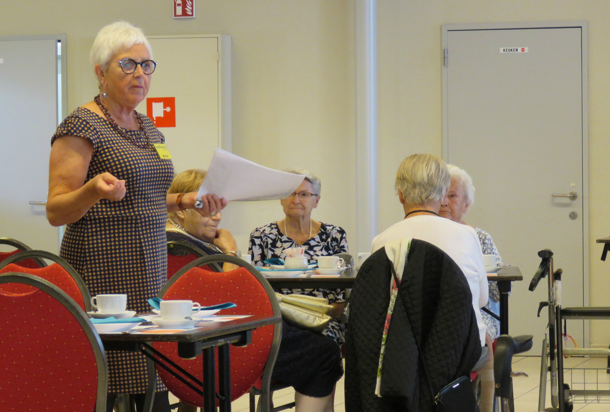 Samana broodmaaltijd - Welkom door Marina De Graeve, voorzitter van Samana Linkeroever