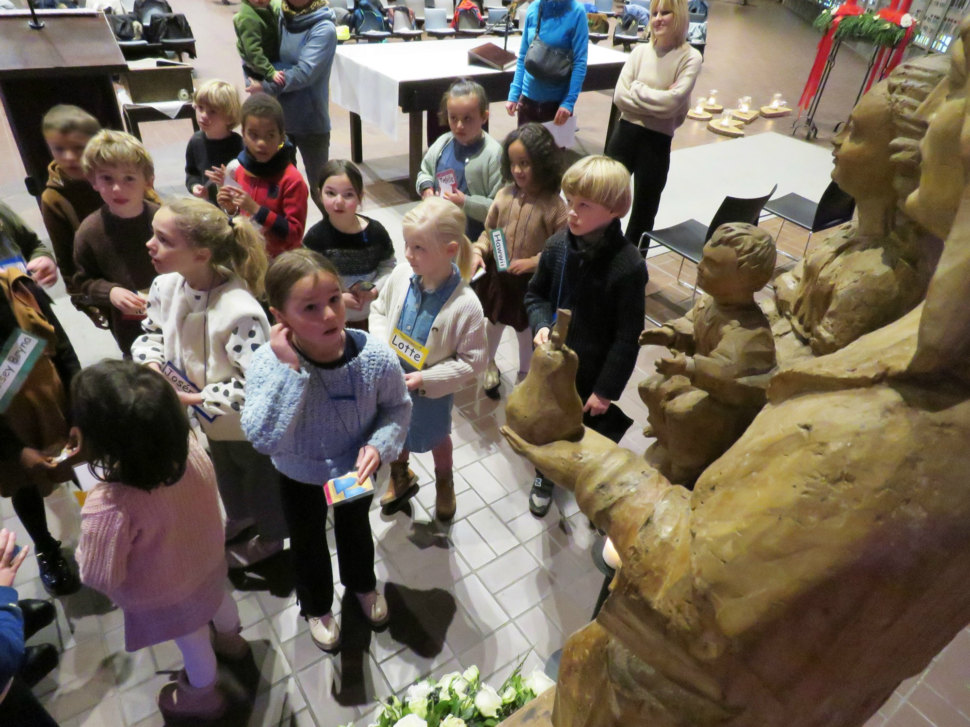 De Heilige Anna is de bomma van Jezus en de moeder van Maria