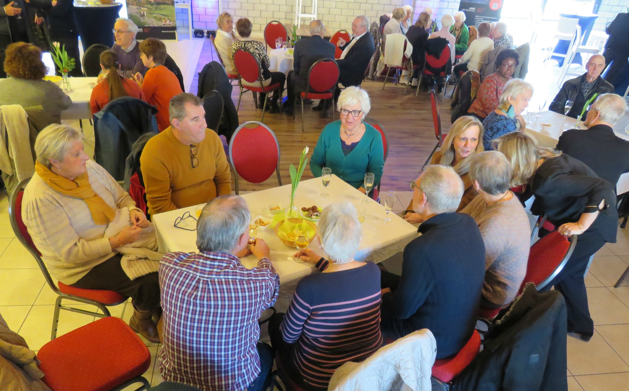 Sobere nieuwjaarsreceptie in het Sint-Anneke Centrum | Sint-Anna-ten-Drieënparochie, Antwerpen Linkeroever