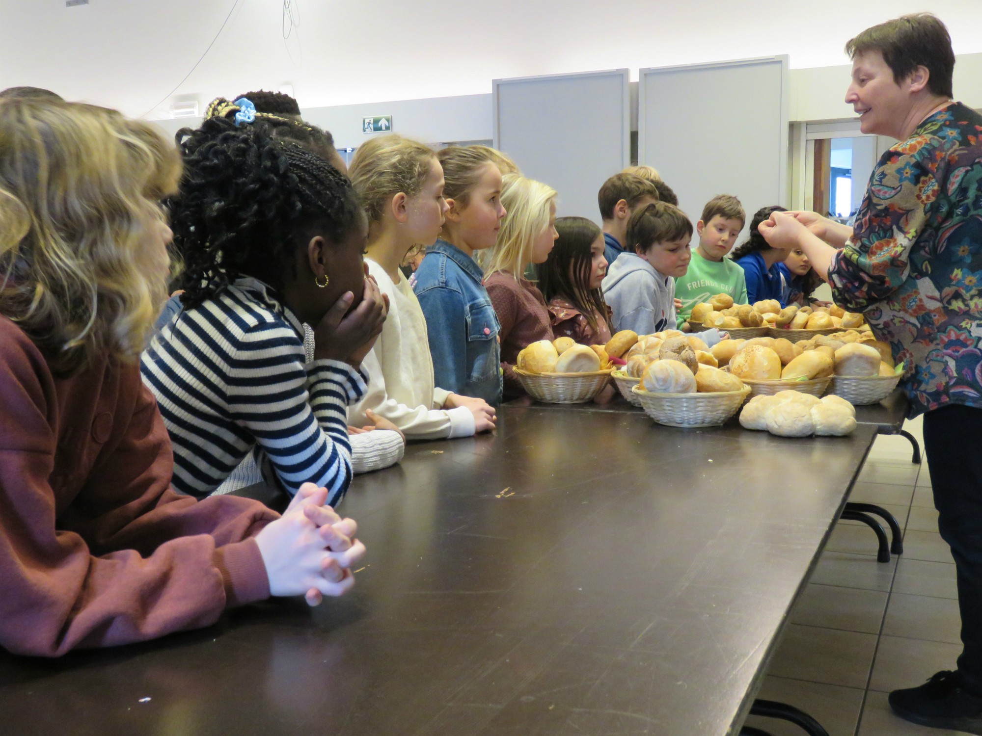 Inge neemt vandaag de kinderen onder haar vleugels