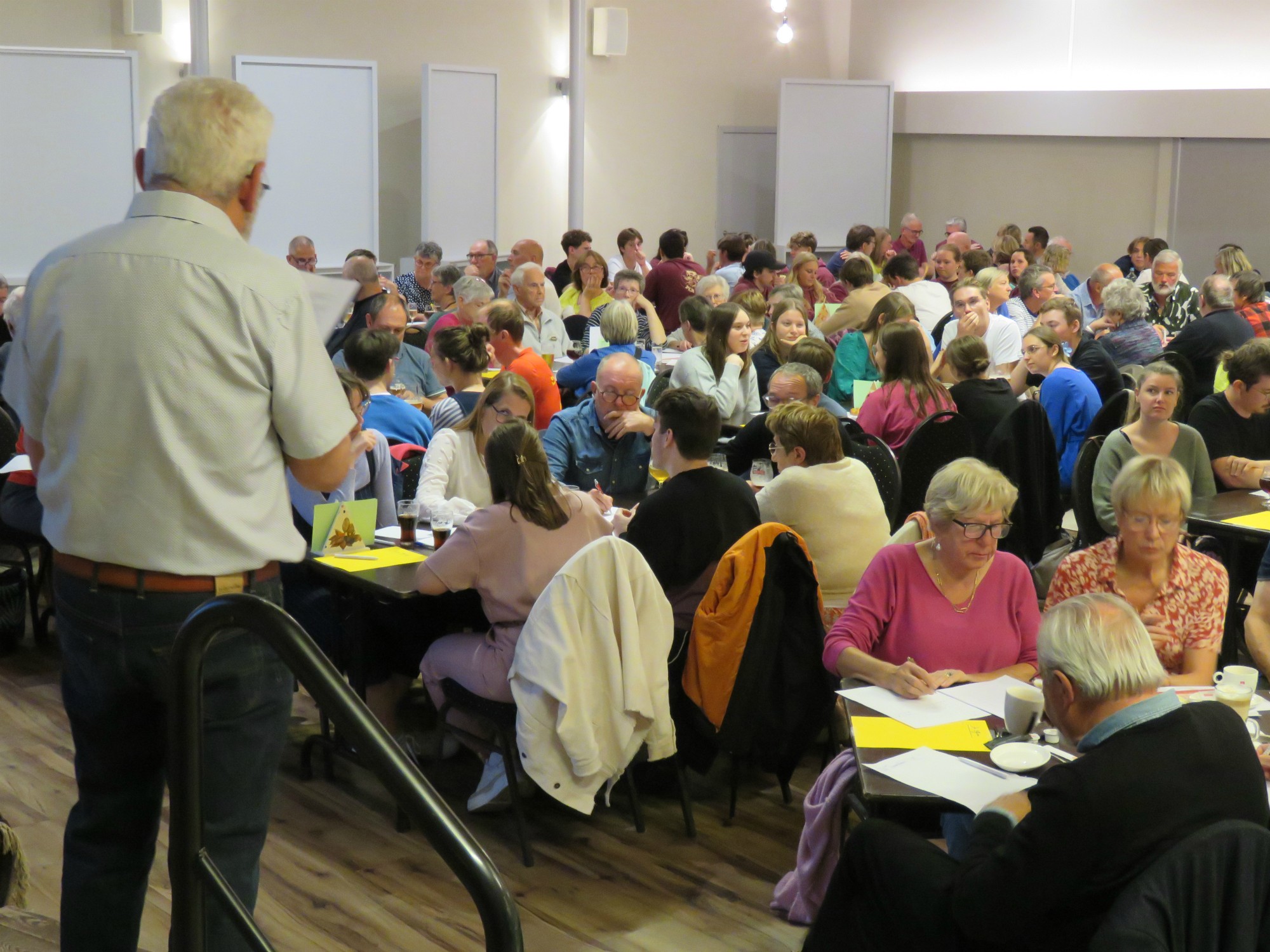 Opnieuw een volle zaal met 19 enthousiaste ploegen