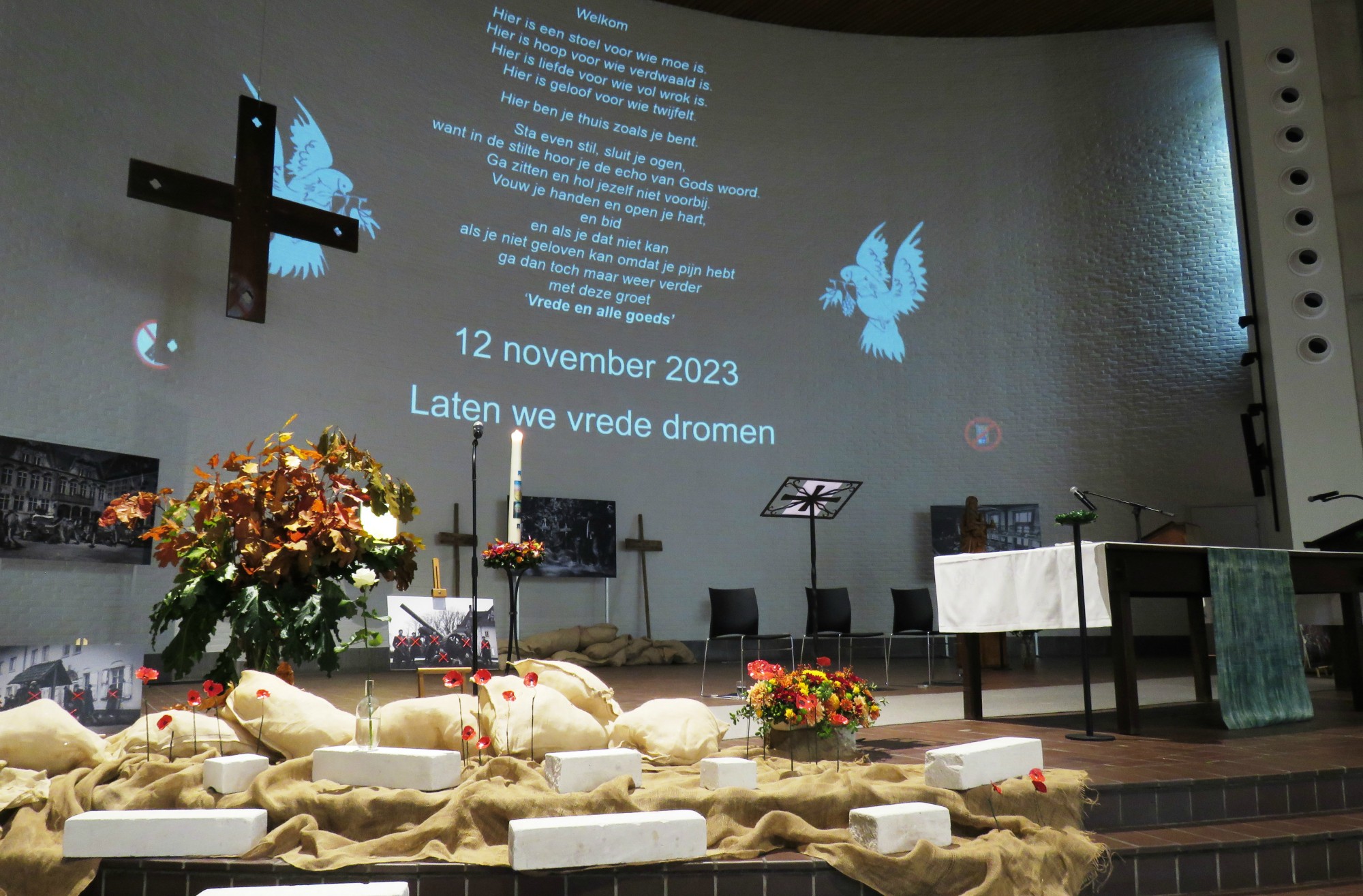 Viering 'Laten we vrede dromen' | 11 november | Sint-Anna-ten-Drieënkerk, Antwerpen Linkeroever