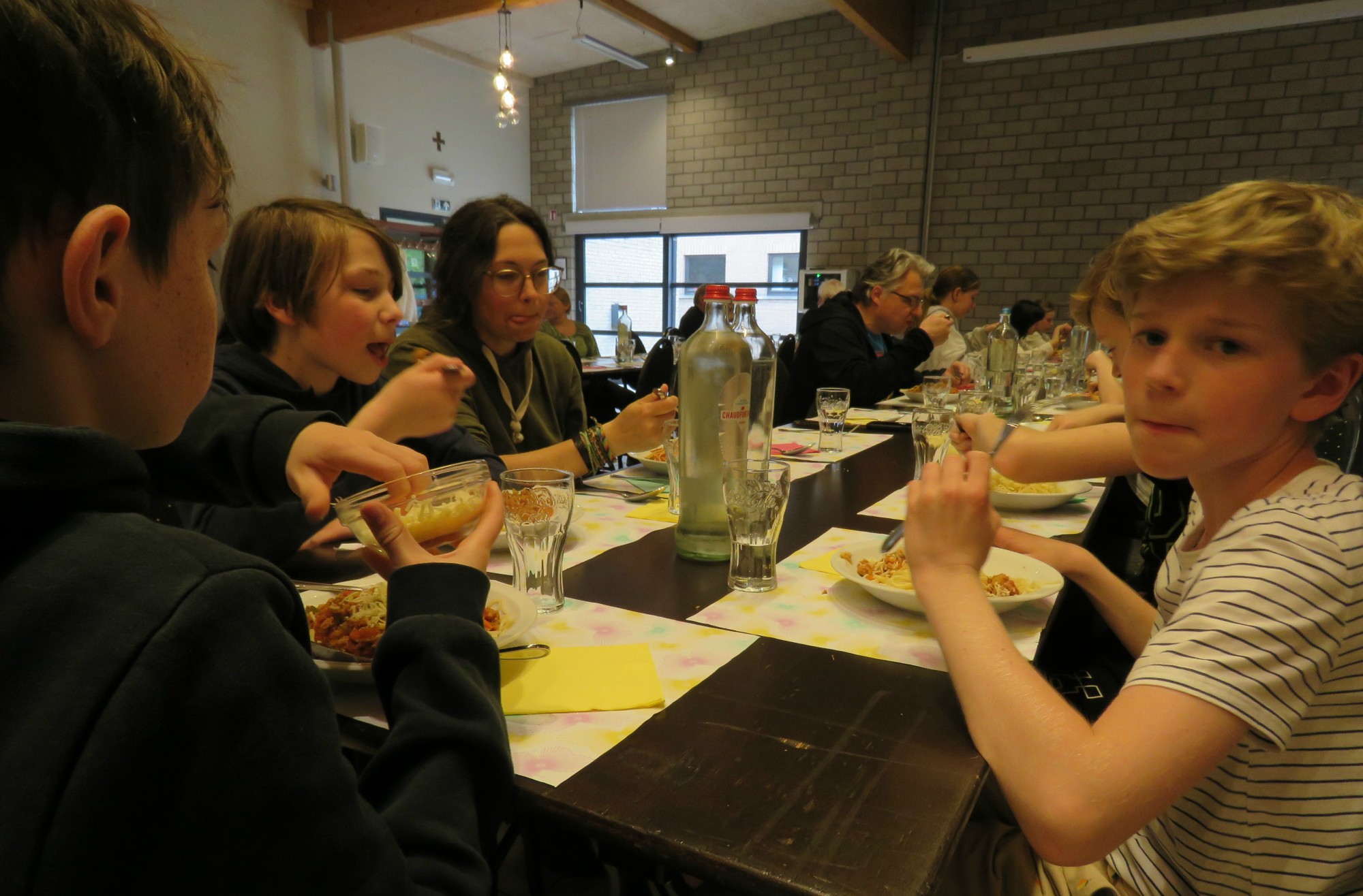 Afsluitdag vormelingen 2024 - Spaghetti-avond in het Sint-Anneke Centrum