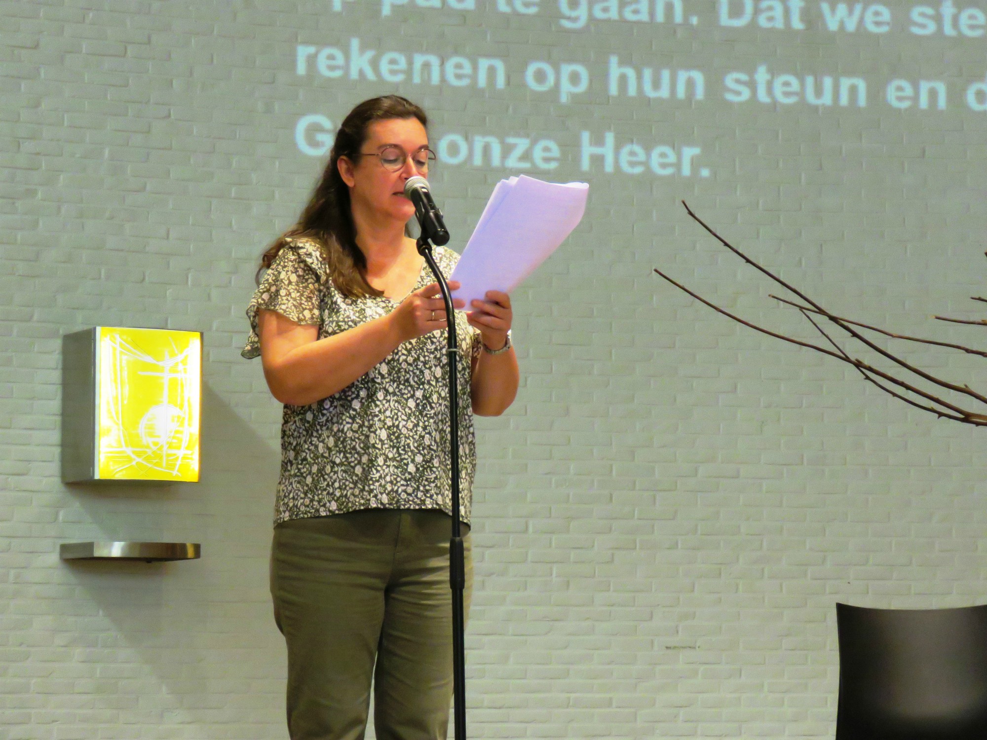 Voorbeden door vormeling, ouder en catechist