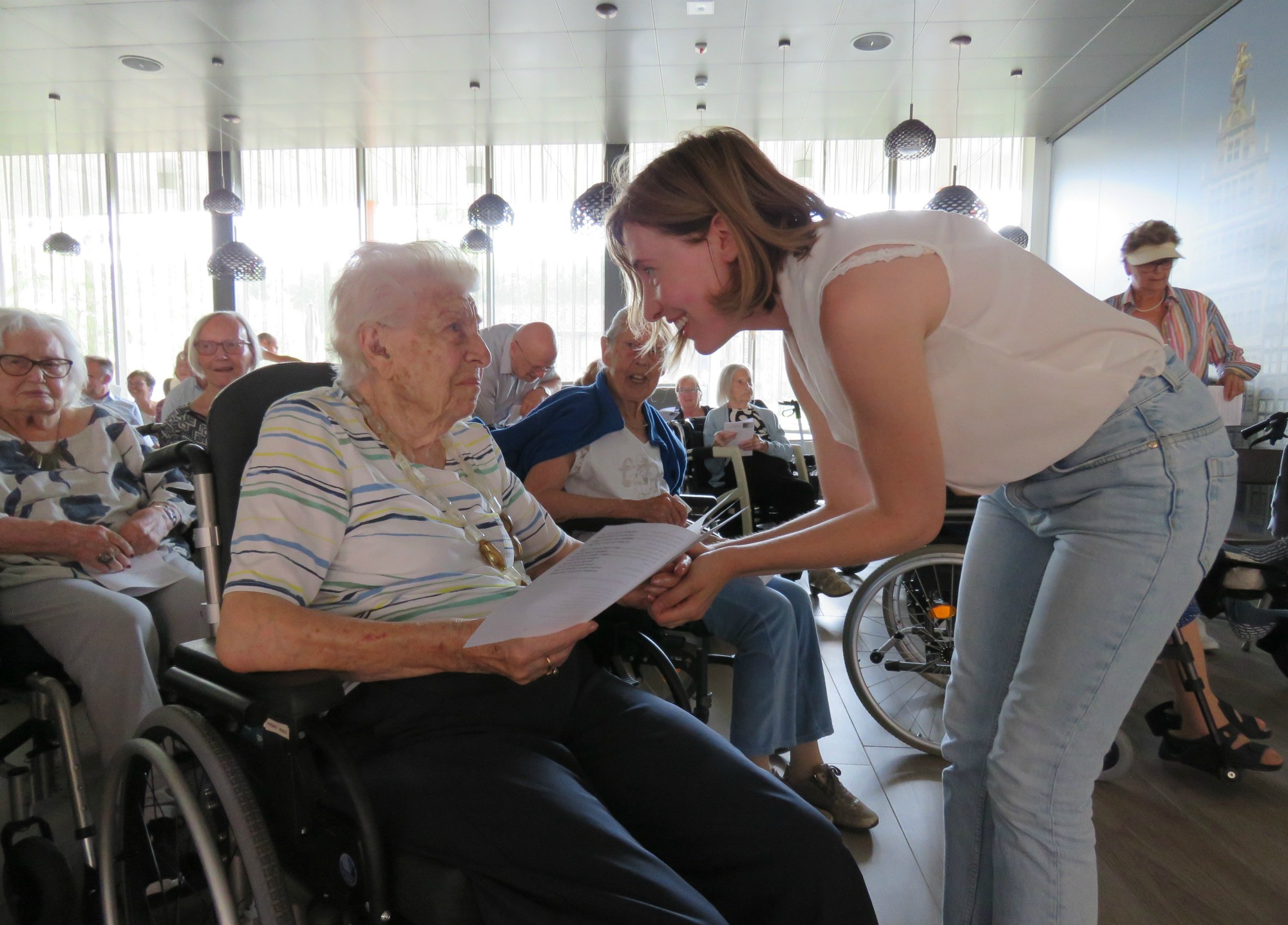 De vredeswens gaat door het WZC Hof ter Schelde