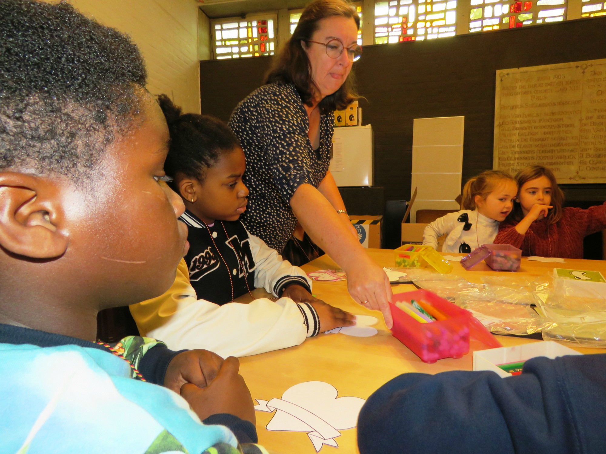 Catechesemoment 1 - Samen werken in het Gele Lokaal