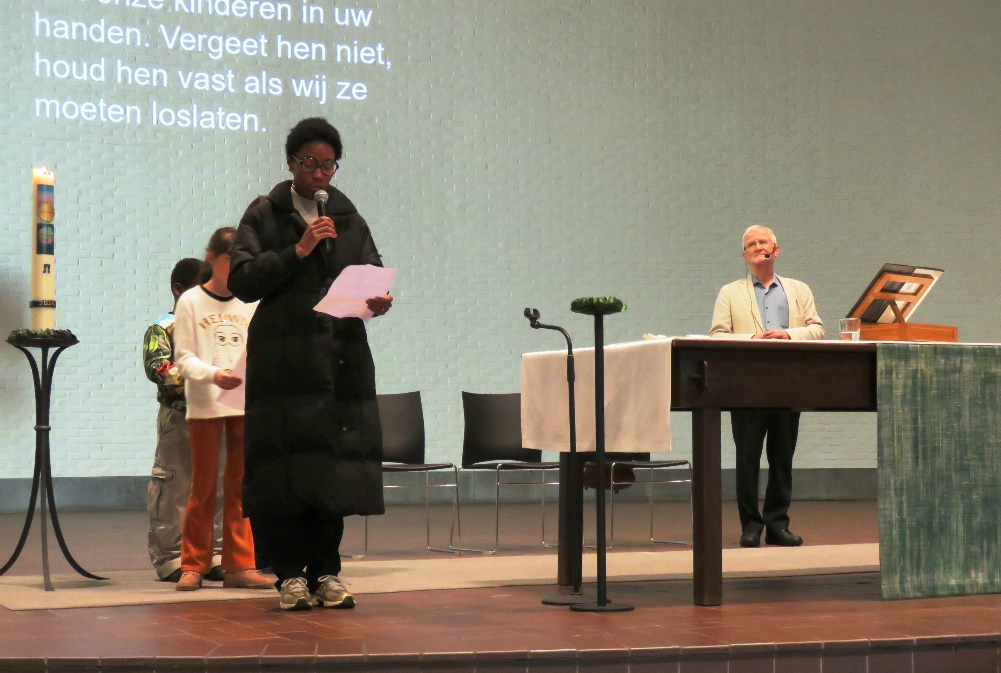 Wegwijzerviering - Gebedsintenties door een ouder, vormeling en eerste communicant