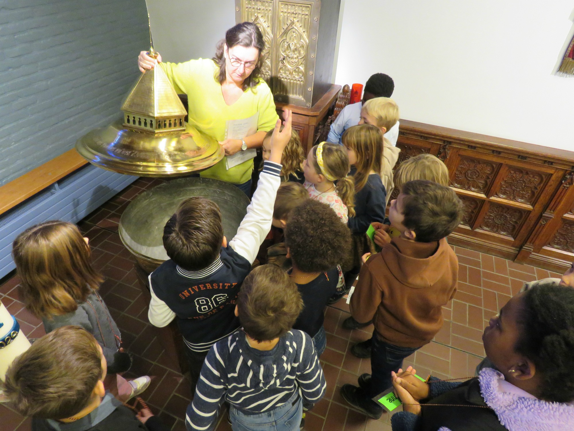 Catechesemoment 2 - De doopvont in de weekkapel is al heel oud