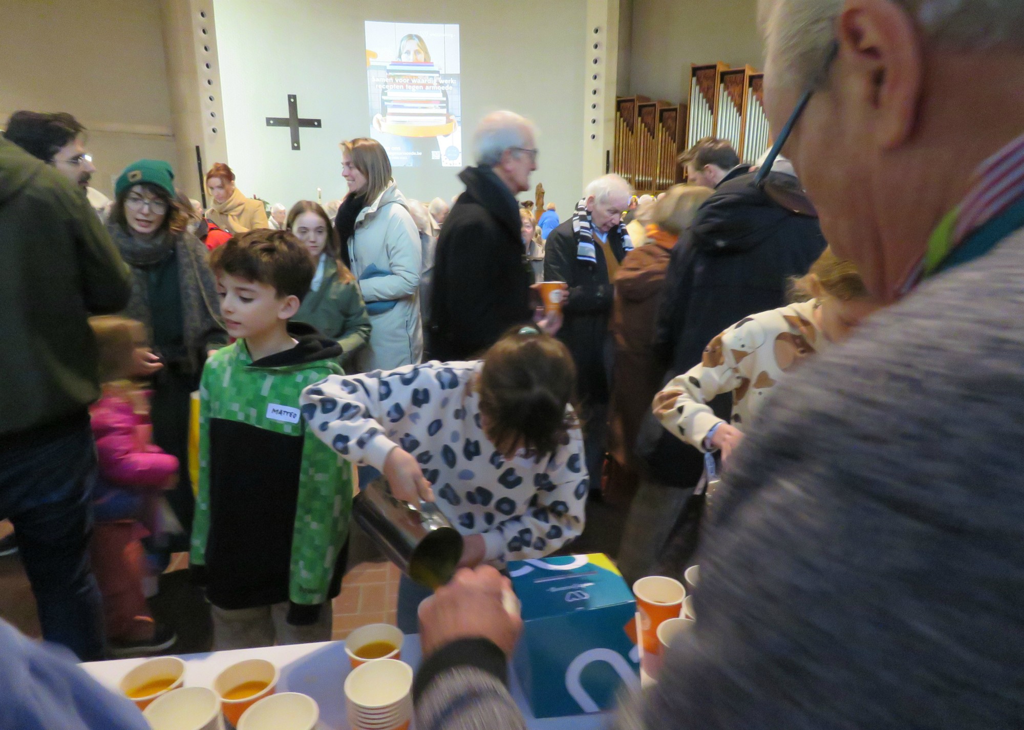 Soep op de stoep - Welzijnszorg - Advent - Sint-Anna-ten-Drieënkerk, Antwerpen Linkeroever