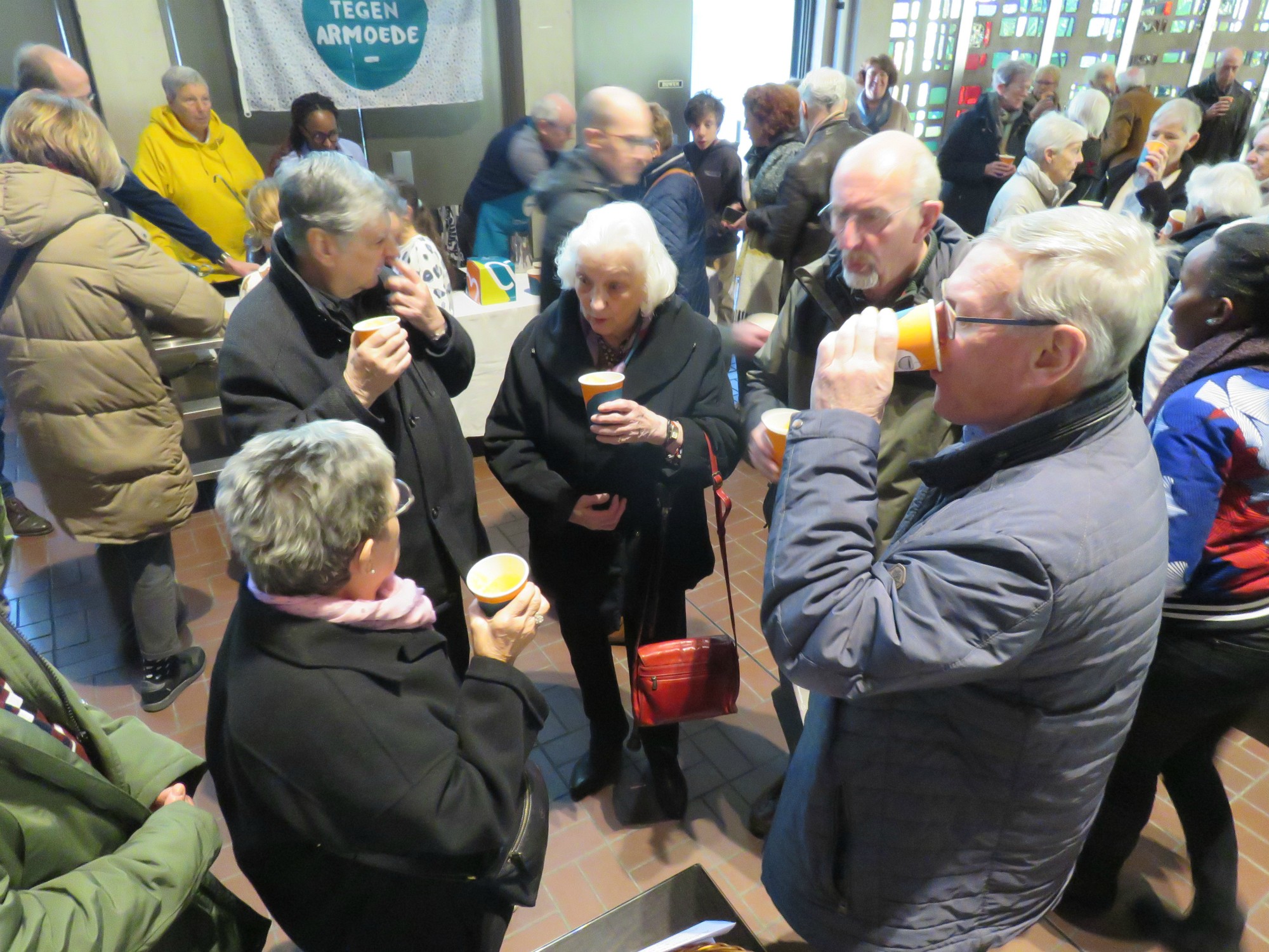 Soep op de stoep - Welzijnszorg - Advent - Sint-Anna-ten-Drieënkerk, Antwerpen Linkeroever