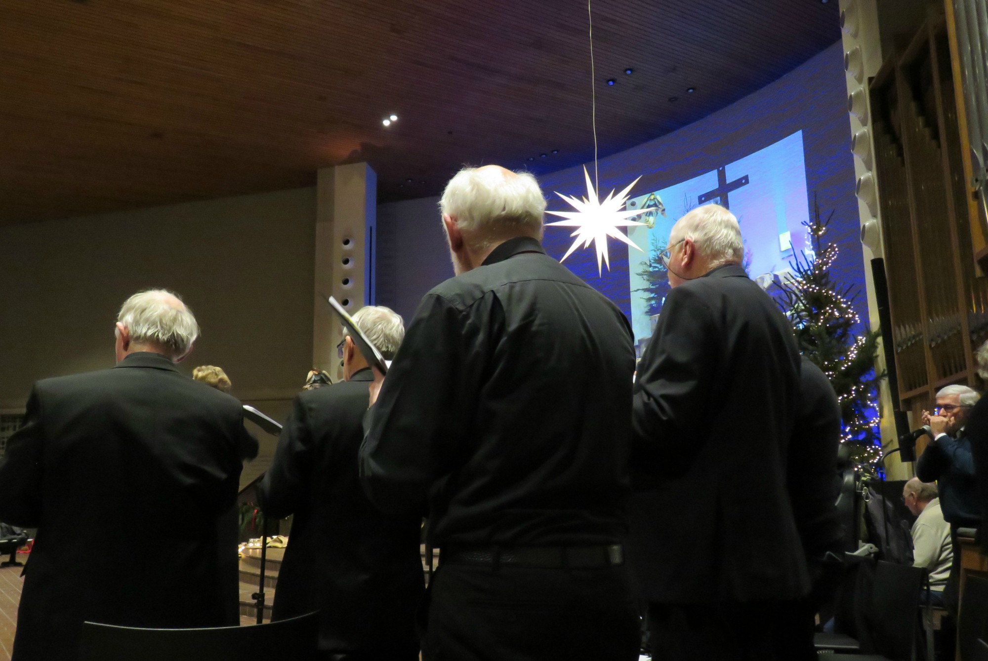 Kerstavondviering - Vijf gebedsleiders - Sint-Annakoor - Joannes Thuy - Sint-Anna-ten-Drieënkerk, Antwerpen Linkeroever