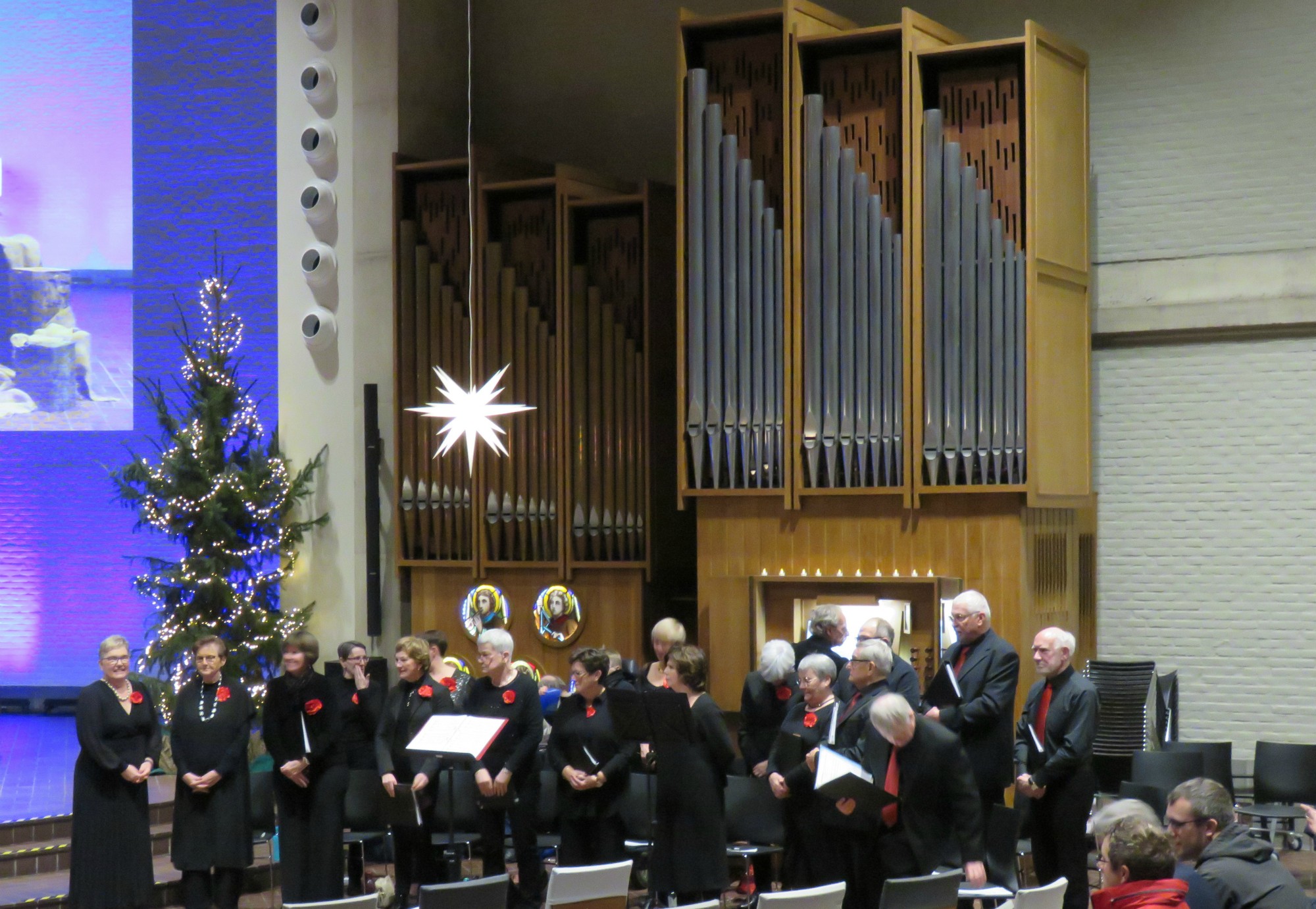 Kerstavondviering - Vijf gebedsleiders - Sint-Annakoor - Joannes Thuy - Sint-Anna-ten-Drieënkerk, Antwerpen Linkeroever