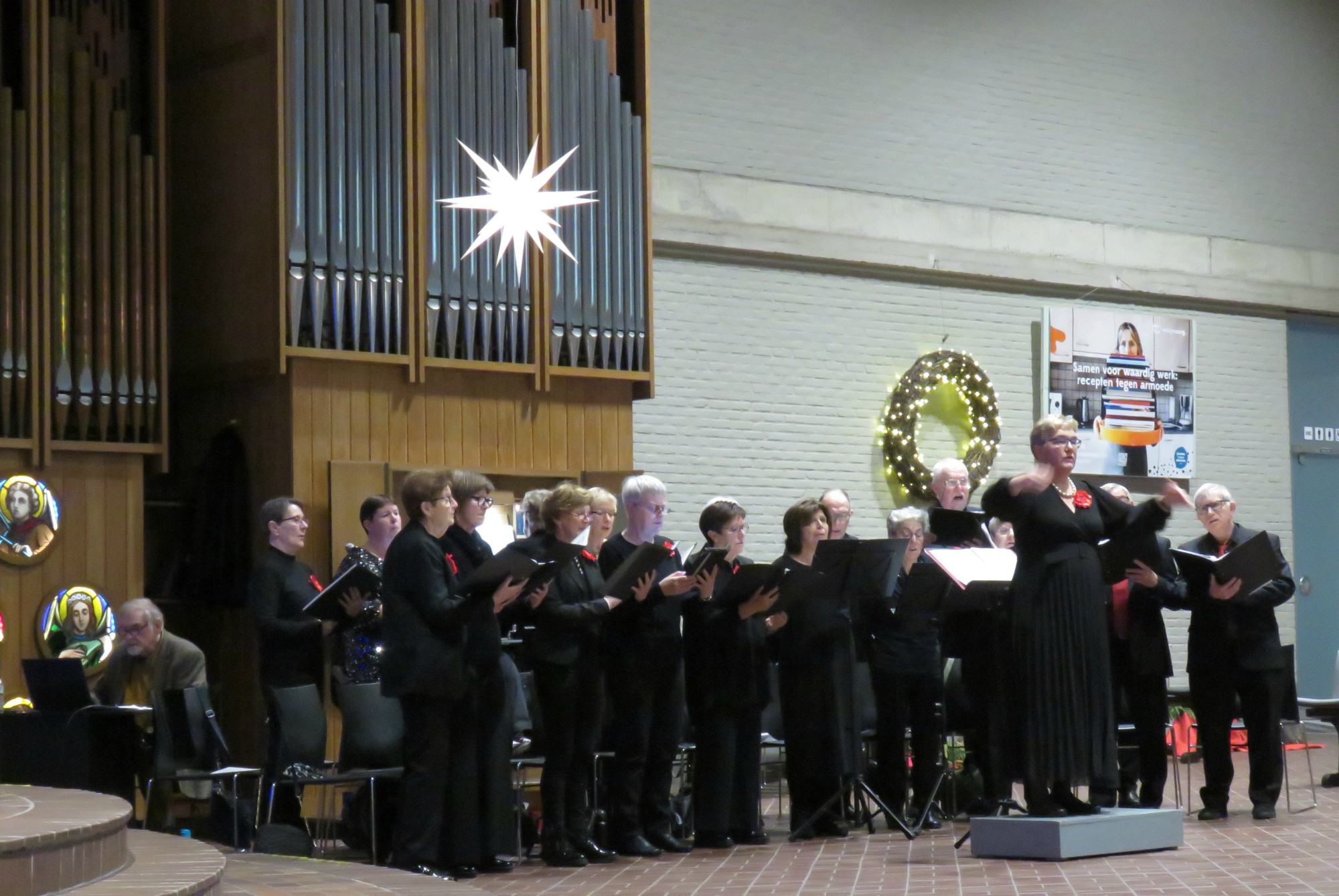 Kerstviering - Paul Scheelen - Sint-Annakoor - Joannes Thuy - Sint-Anna-ten-Drieënkerk, Antwerpen Linkeroever