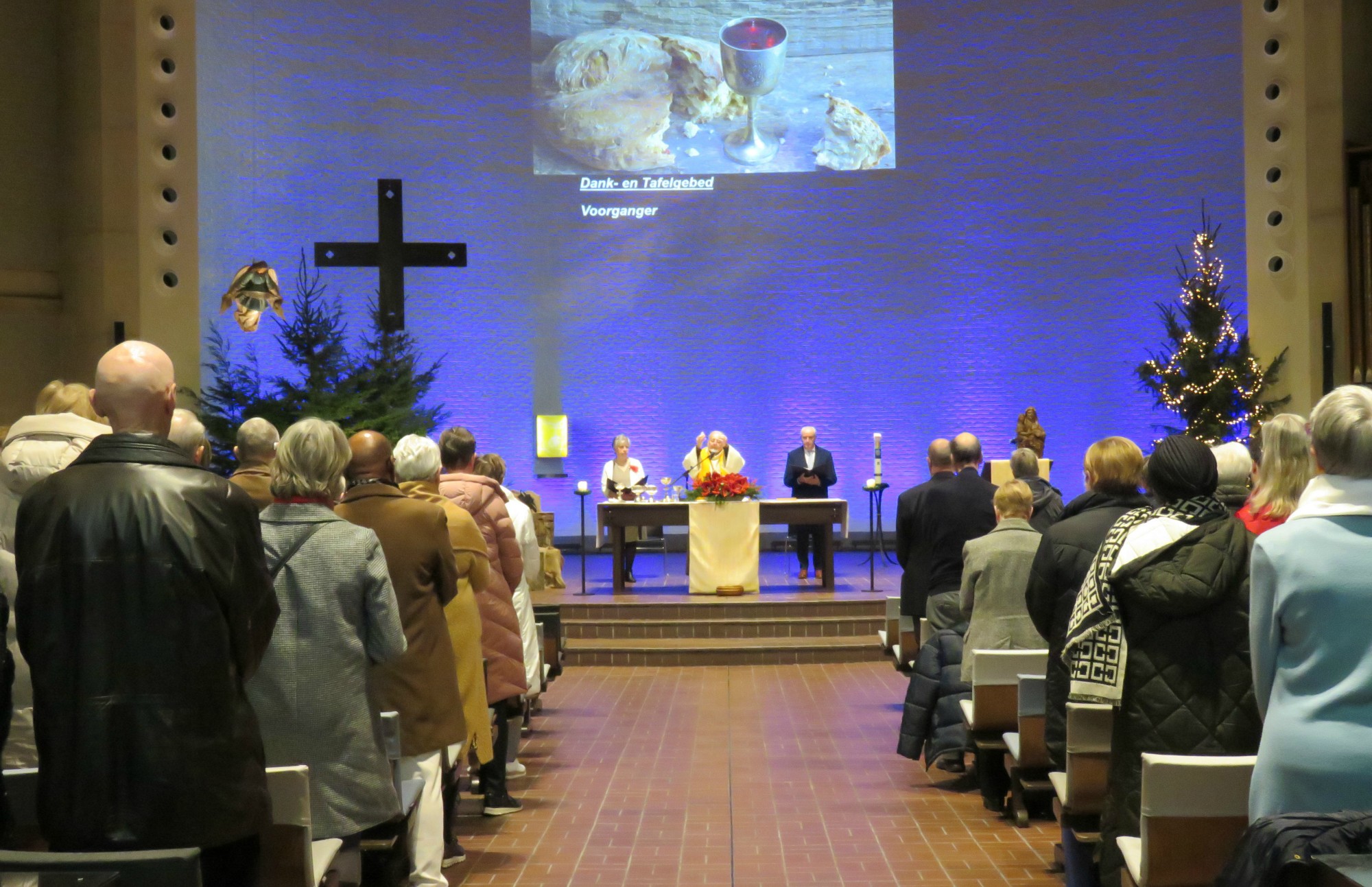 Kerstviering - Paul Scheelen - Sint-Annakoor - Joannes Thuy - Sint-Anna-ten-Drieënkerk, Antwerpen Linkeroever