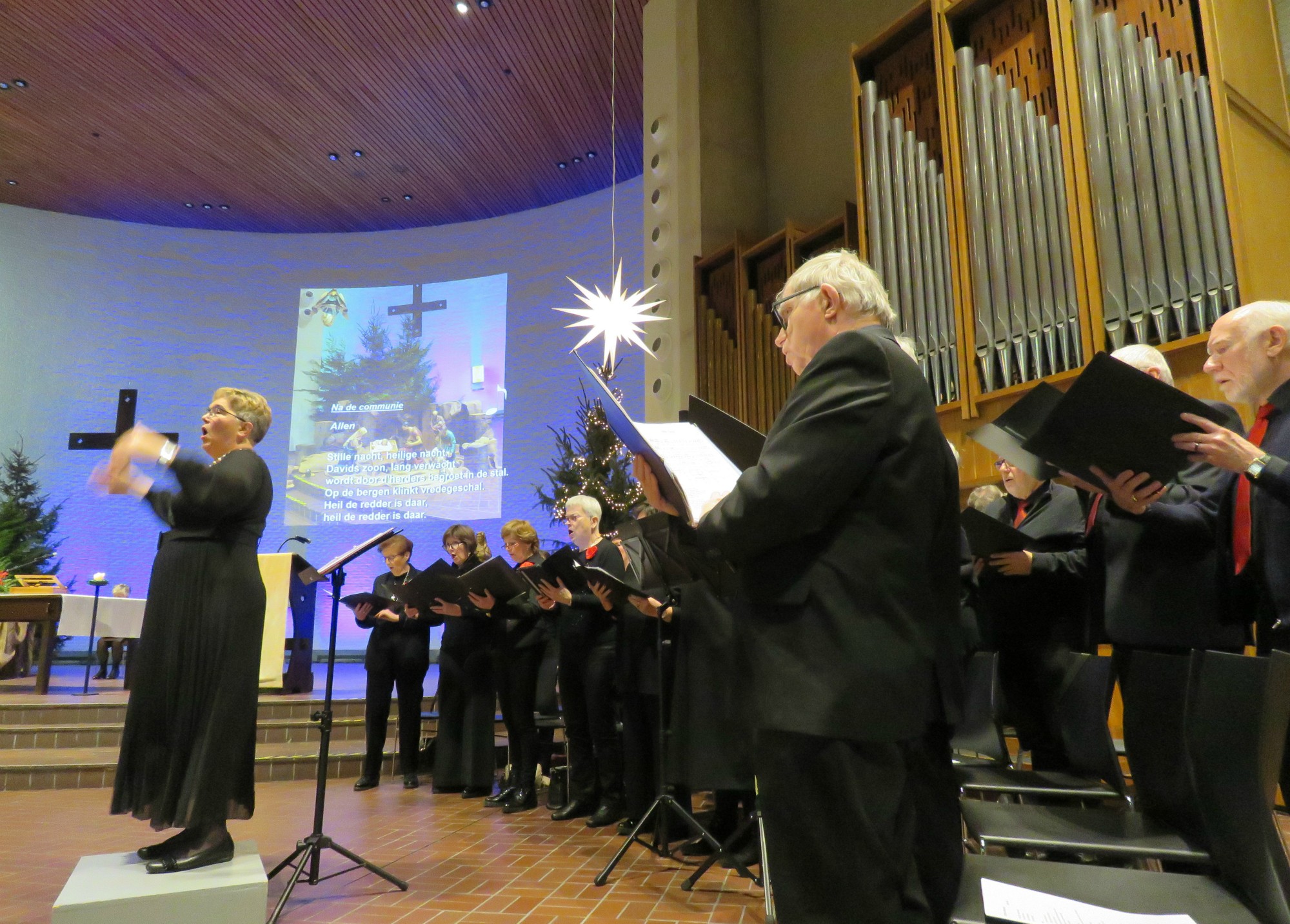 Kerstviering - Paul Scheelen - Sint-Annakoor - Joannes Thuy - Sint-Anna-ten-Drieënkerk, Antwerpen Linkeroever