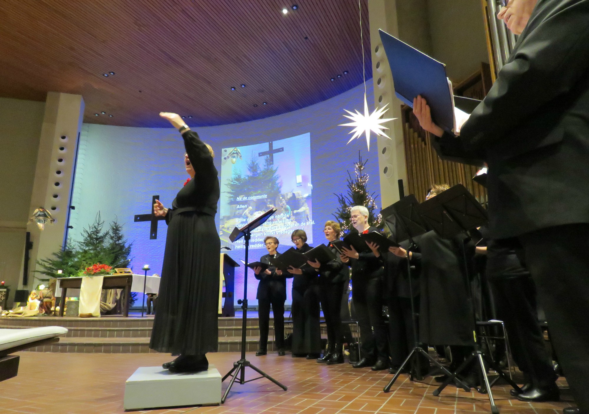 Kerstviering - Paul Scheelen - Sint-Annakoor - Joannes Thuy - Sint-Anna-ten-Drieënkerk, Antwerpen Linkeroever