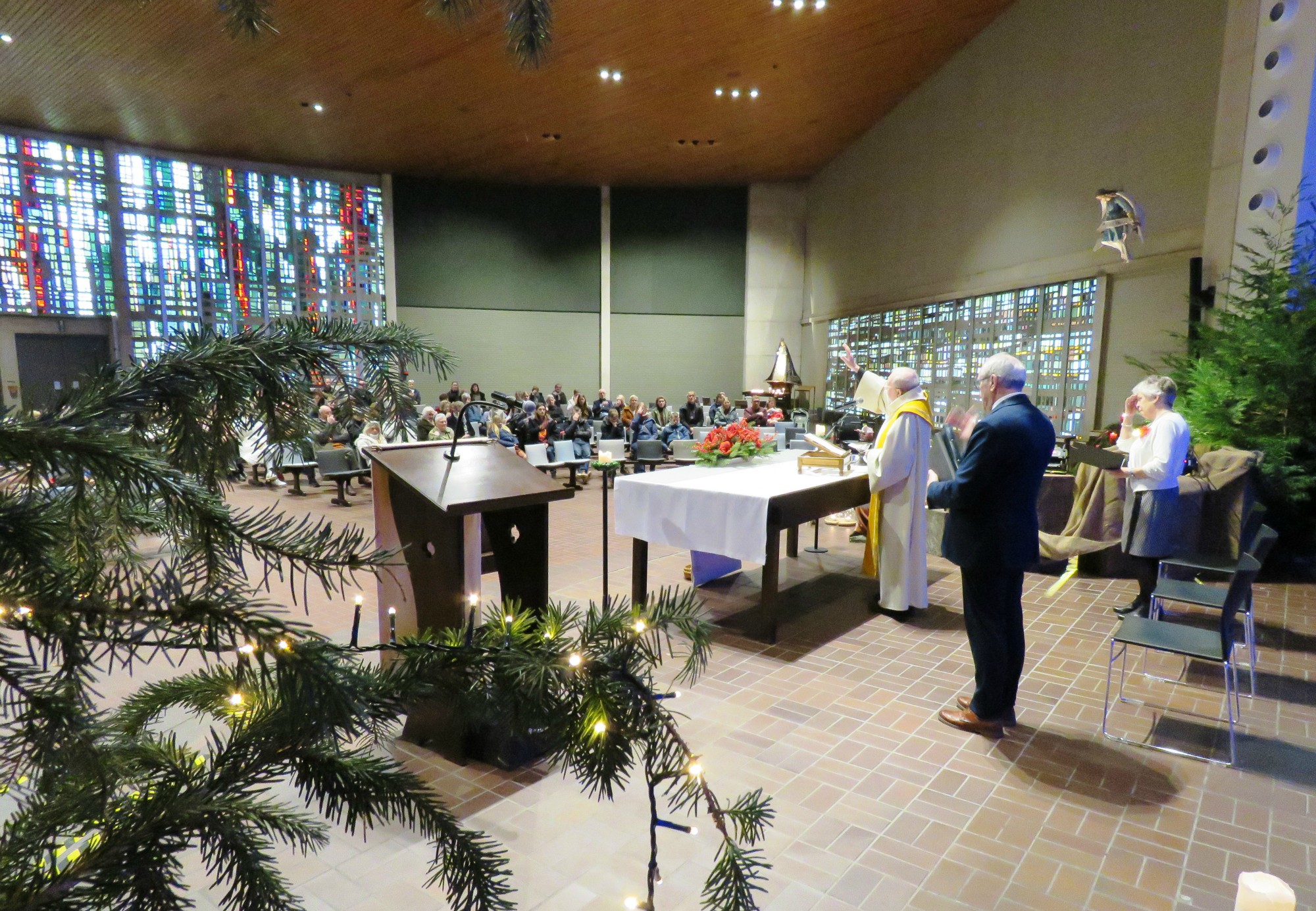 Kerstviering - Sfeerbeeld van de viering