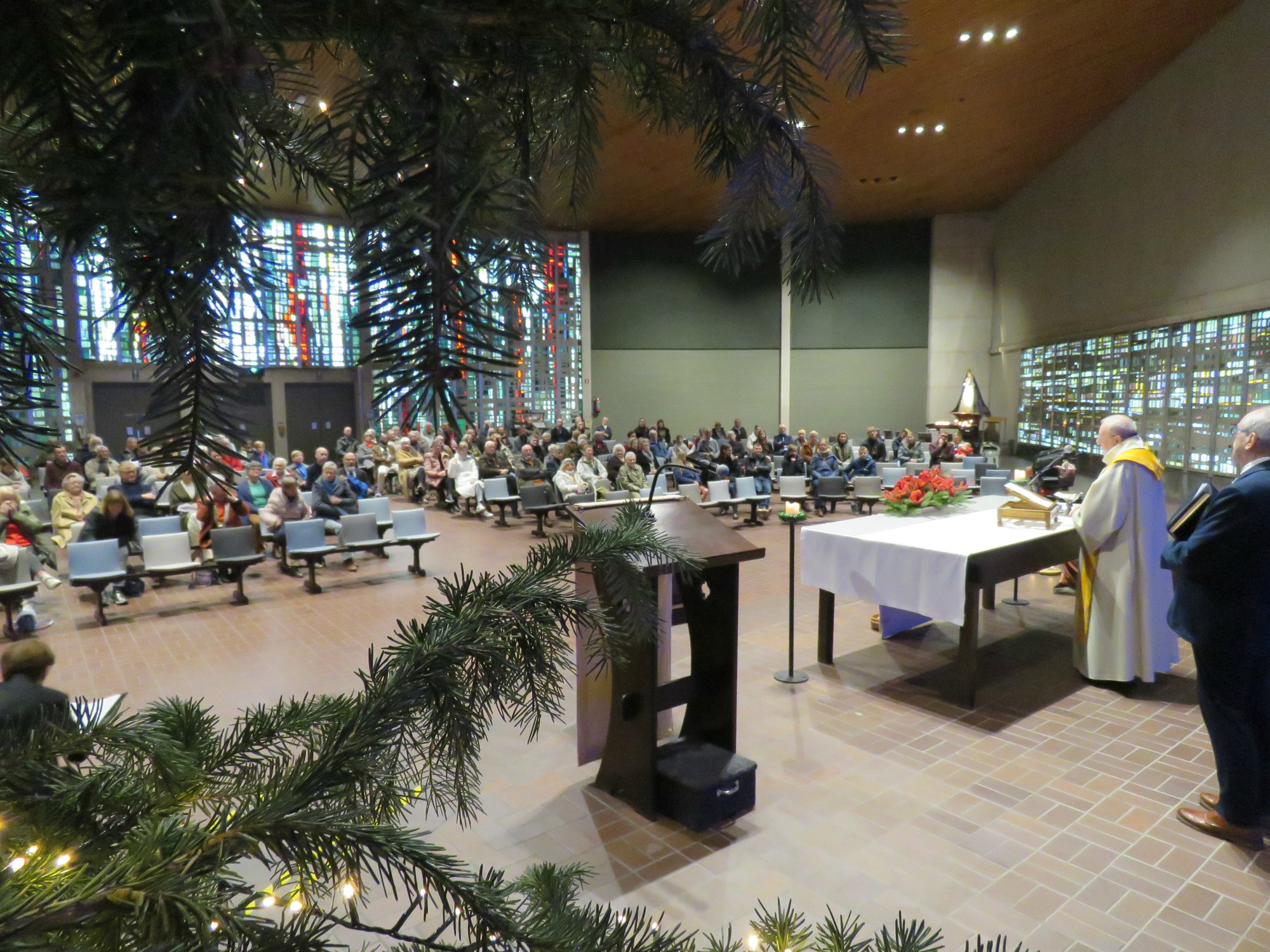 Kerstviering - Sfeerbeeld van de viering