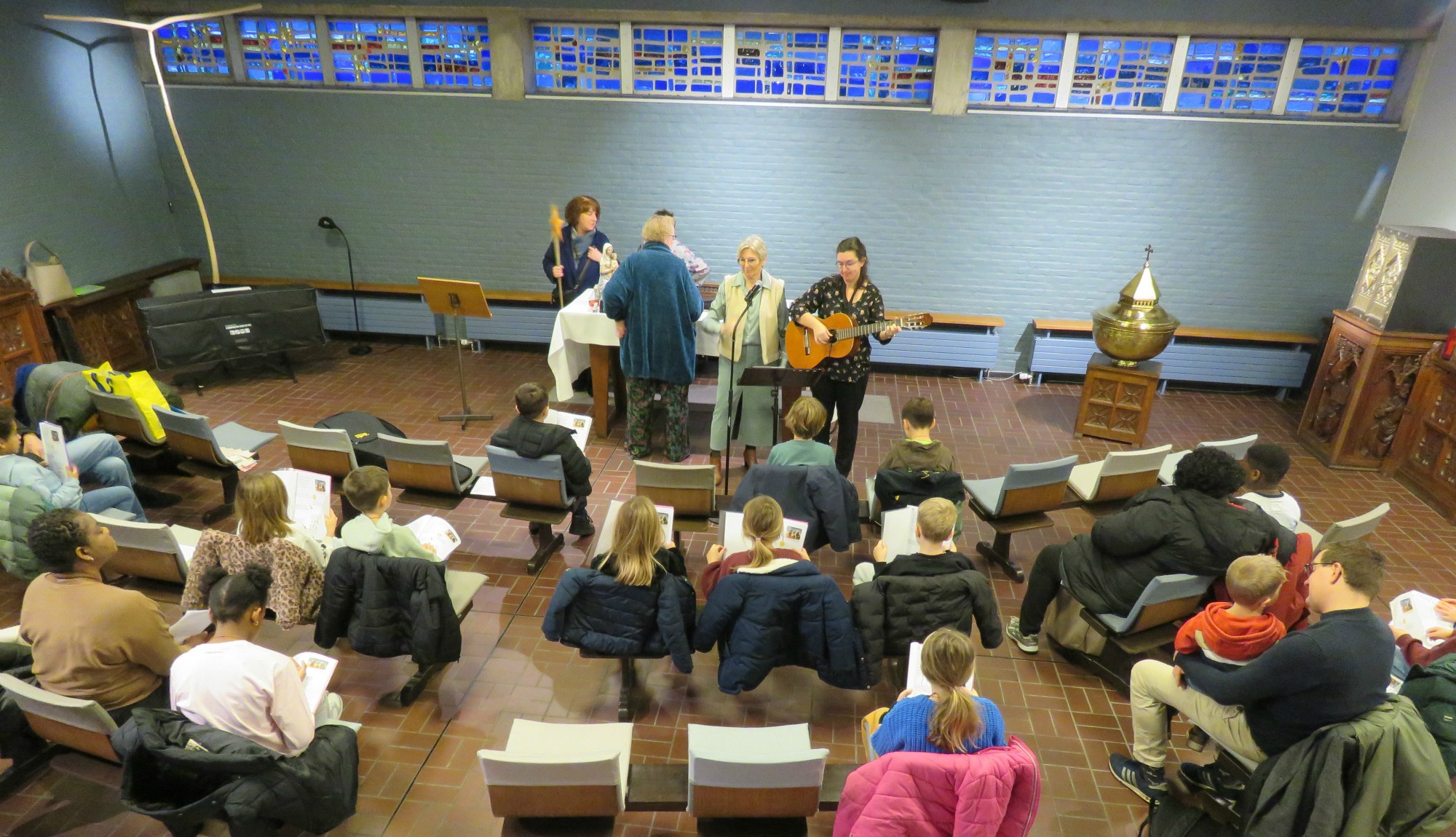 Derde catechesemoment eerste communicanten - Drie Koningen - Sint-Anna-ten-Drieënkerk, Antwerpen Linkeroever