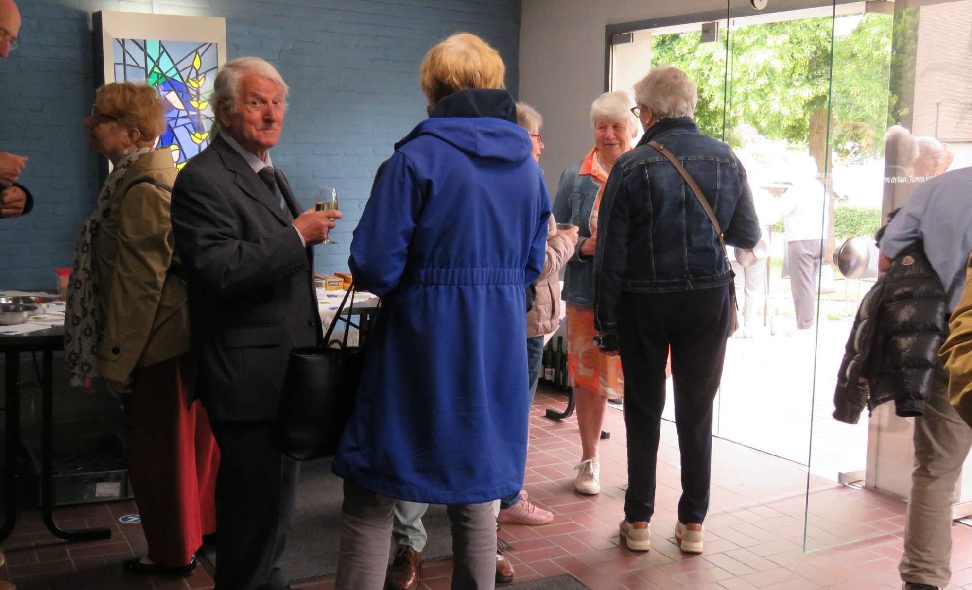 Rerum Novarum viering - Een receptie na de viering aangeboden door Beweging.net